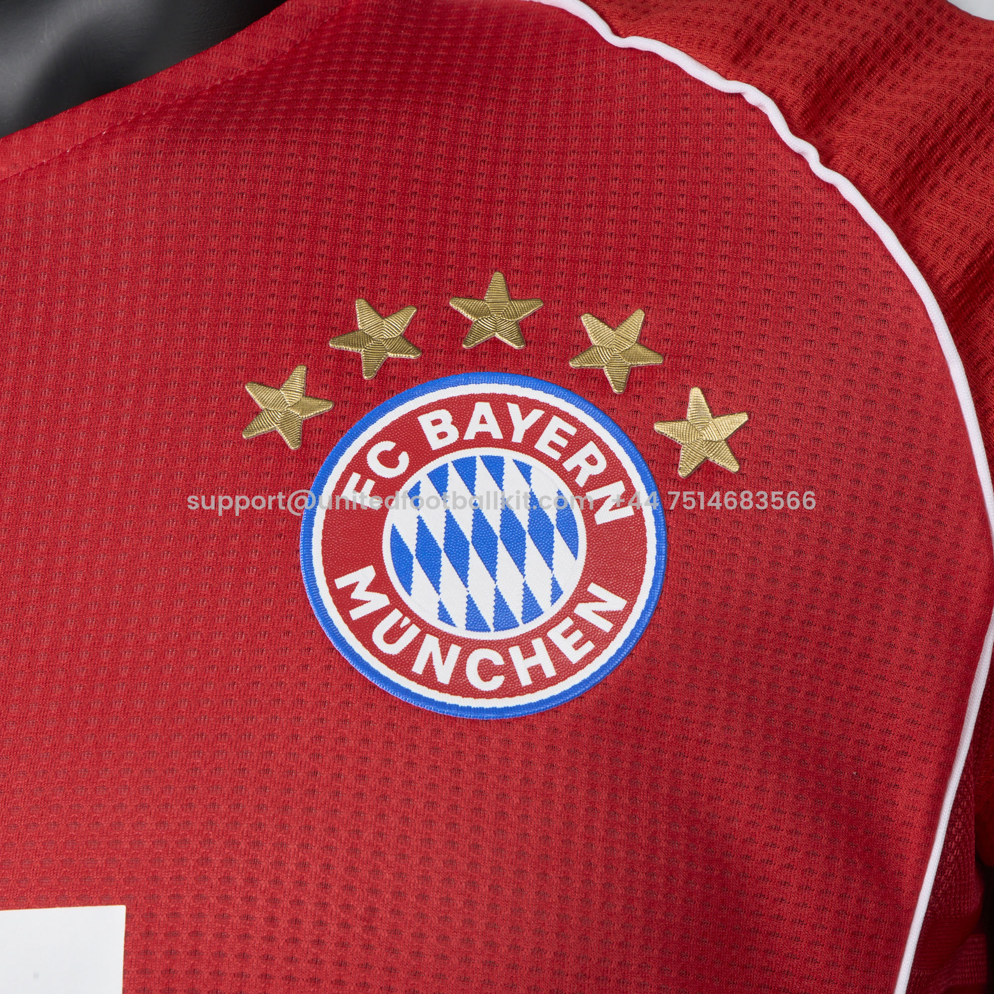 Unitedfootballkit.com | Bayern Munich 25-26 Home Jersey (Informal-release Version 2) - Player Version -Customize Name, Number and Patch | Worldwide Shipping