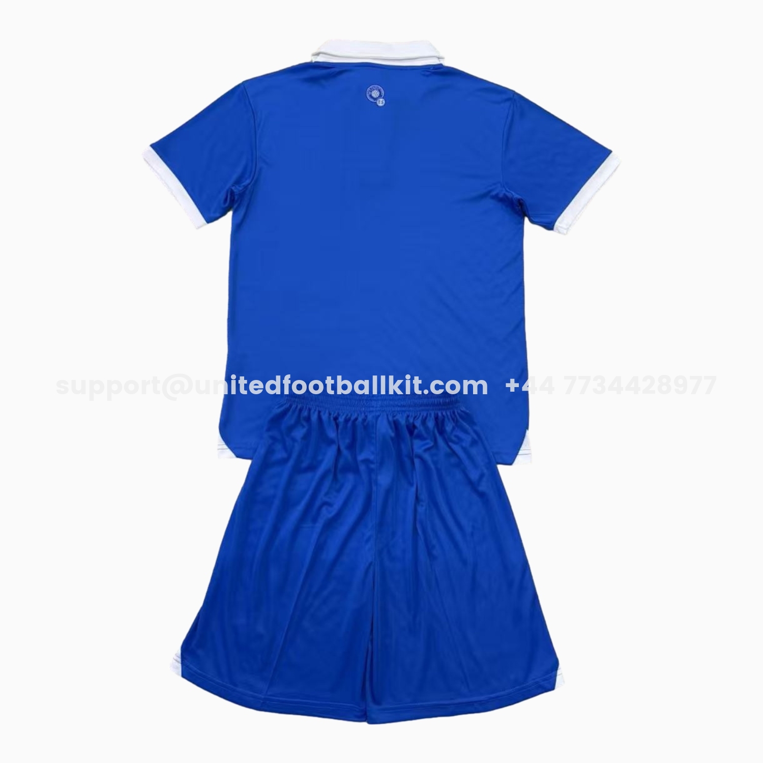 Unitedfootballkit.com | El Salvador 2025-26 Home Kids Kit -Customize Name, Number and Patch | Worldwide Shipping
