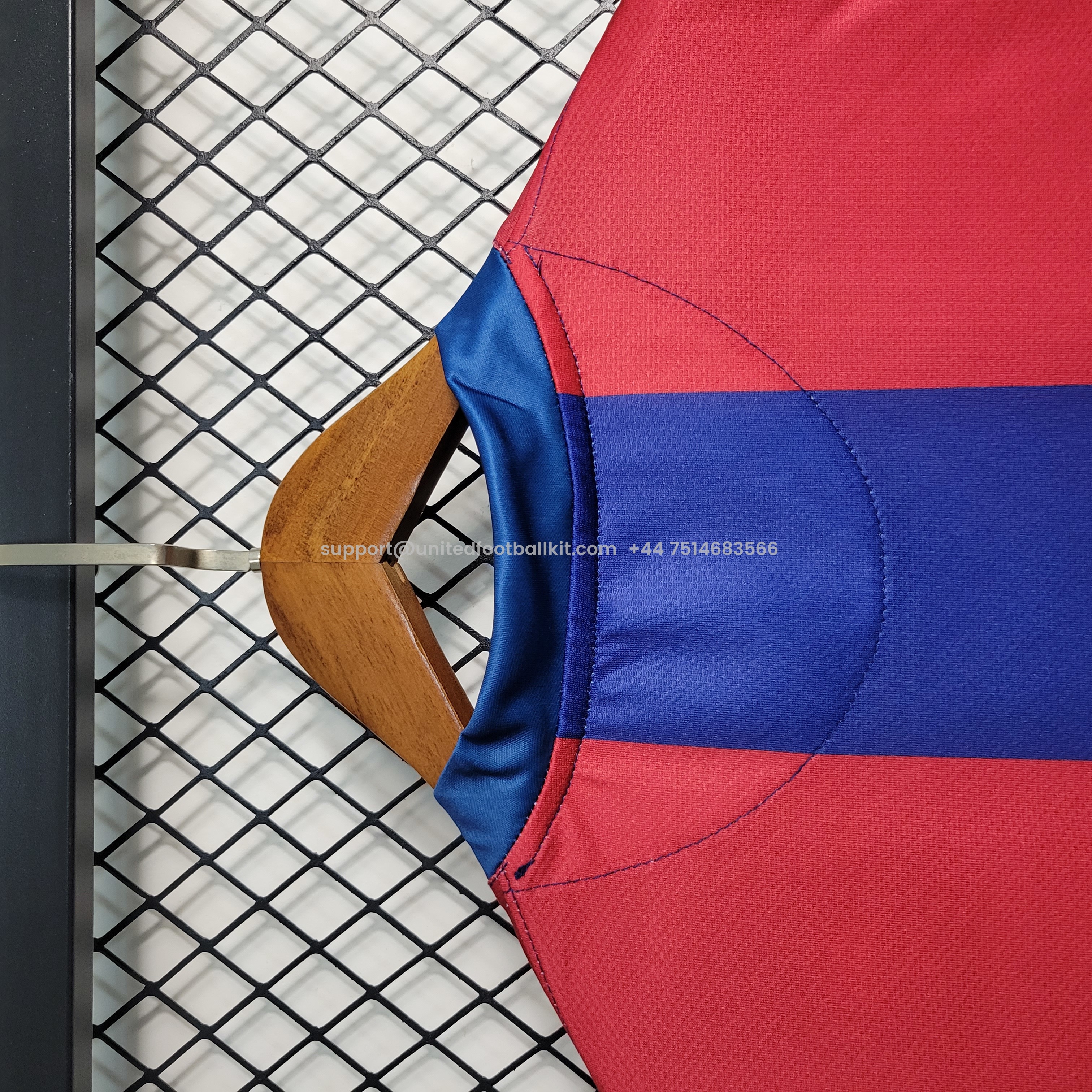 Unitedfootballkit.com | Retro Barcelona 07-08 Home Stadium Jersey -Customize Name, Number and Patch | Worldwide Shipping