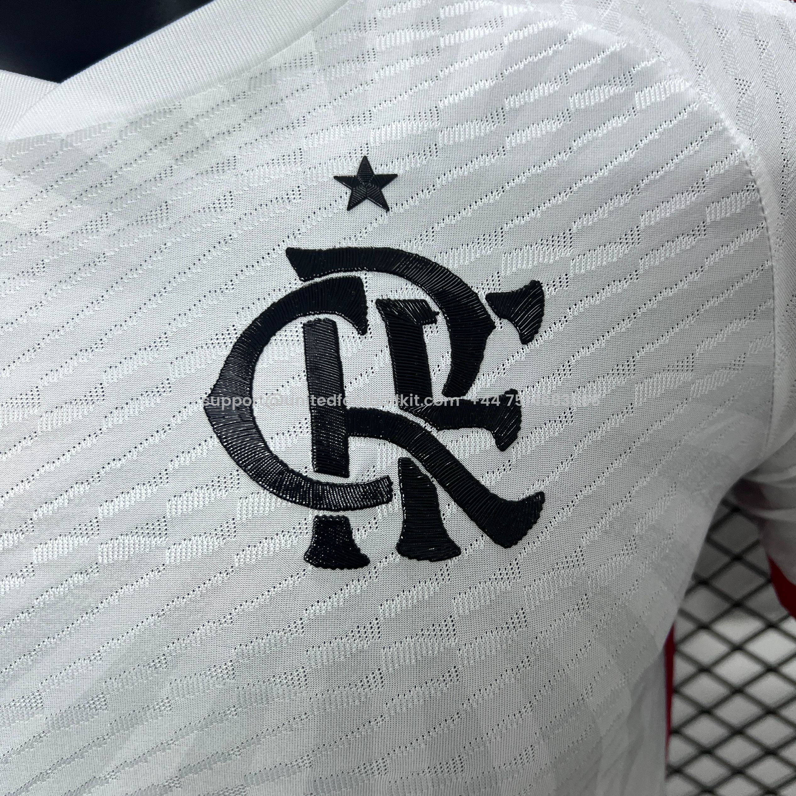 Unitedfootballkit.com | Flamengo 2024 Away Stadium Jersey - Player Version -Customize Name, Number and Patch | Worldwide Shipping