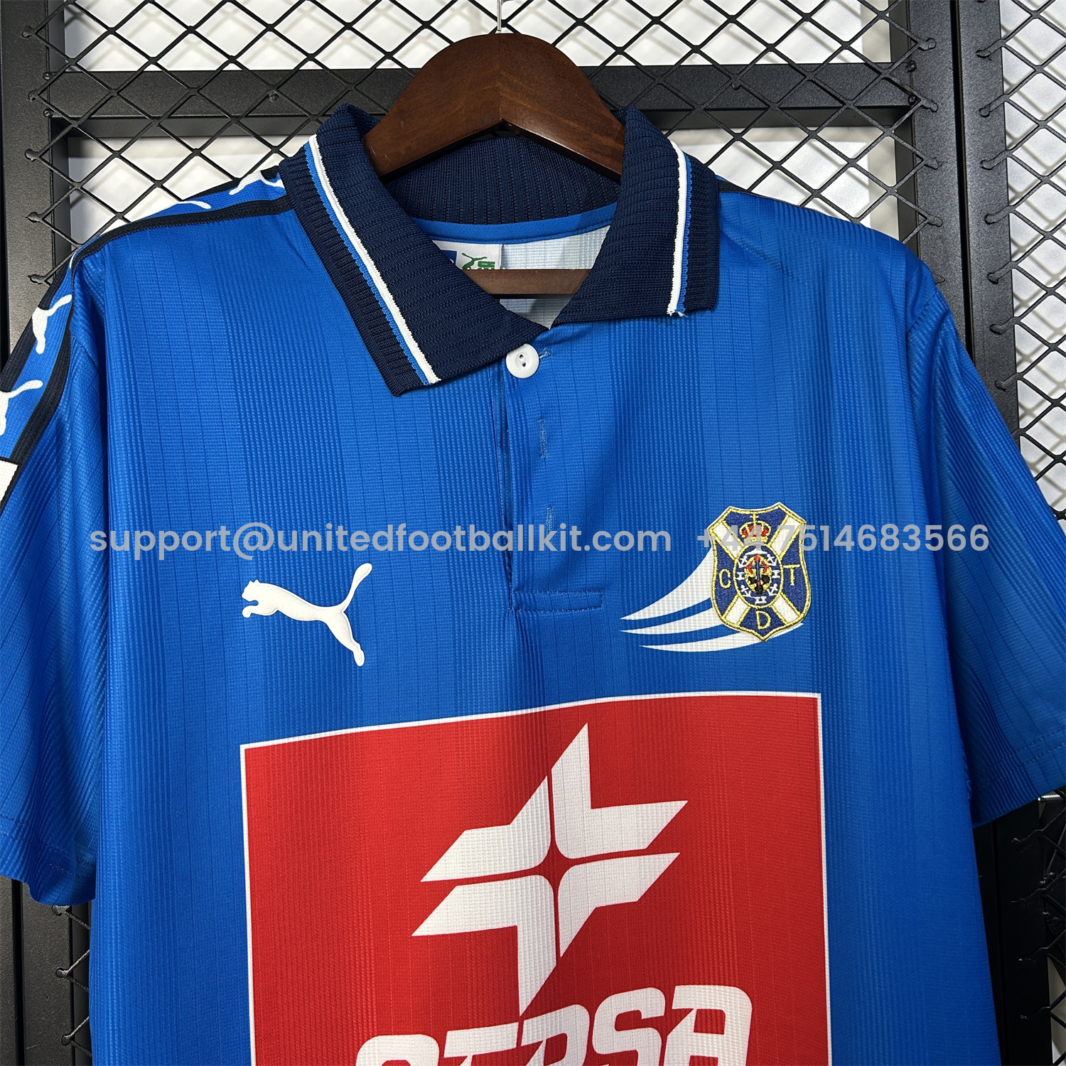 Unitedfootballkit.com | Retro Tenerife 1998-99 75th Away Jersey -Customize Name, Number and Patch | Worldwide Shipping