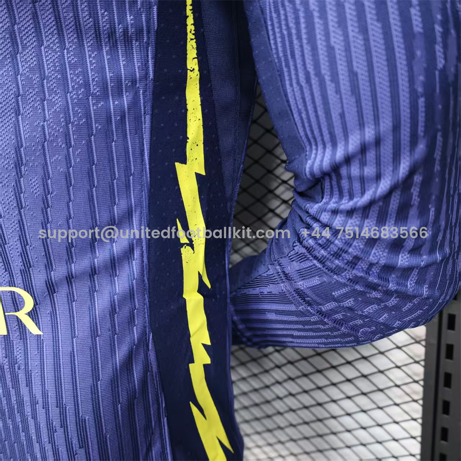 Unitedfootballkit.com | Atletico Madrid 25-26 Away Long Sleeves Jersey - Player Version -Customize Name, Number and Patch | Worldwide Shipping