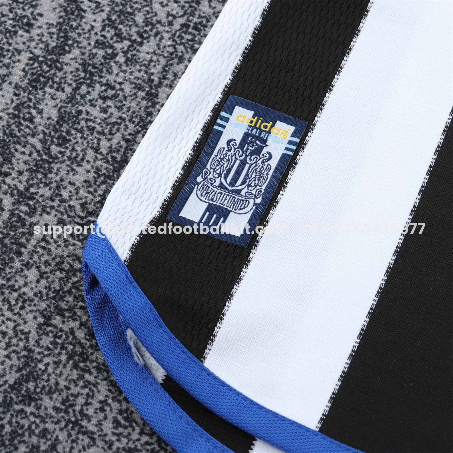 Unitedfootballkit.com | Retro Newcastle United 1999-00 Home Kids Kit -Customize Name, Number and Patch | Worldwide Shipping
