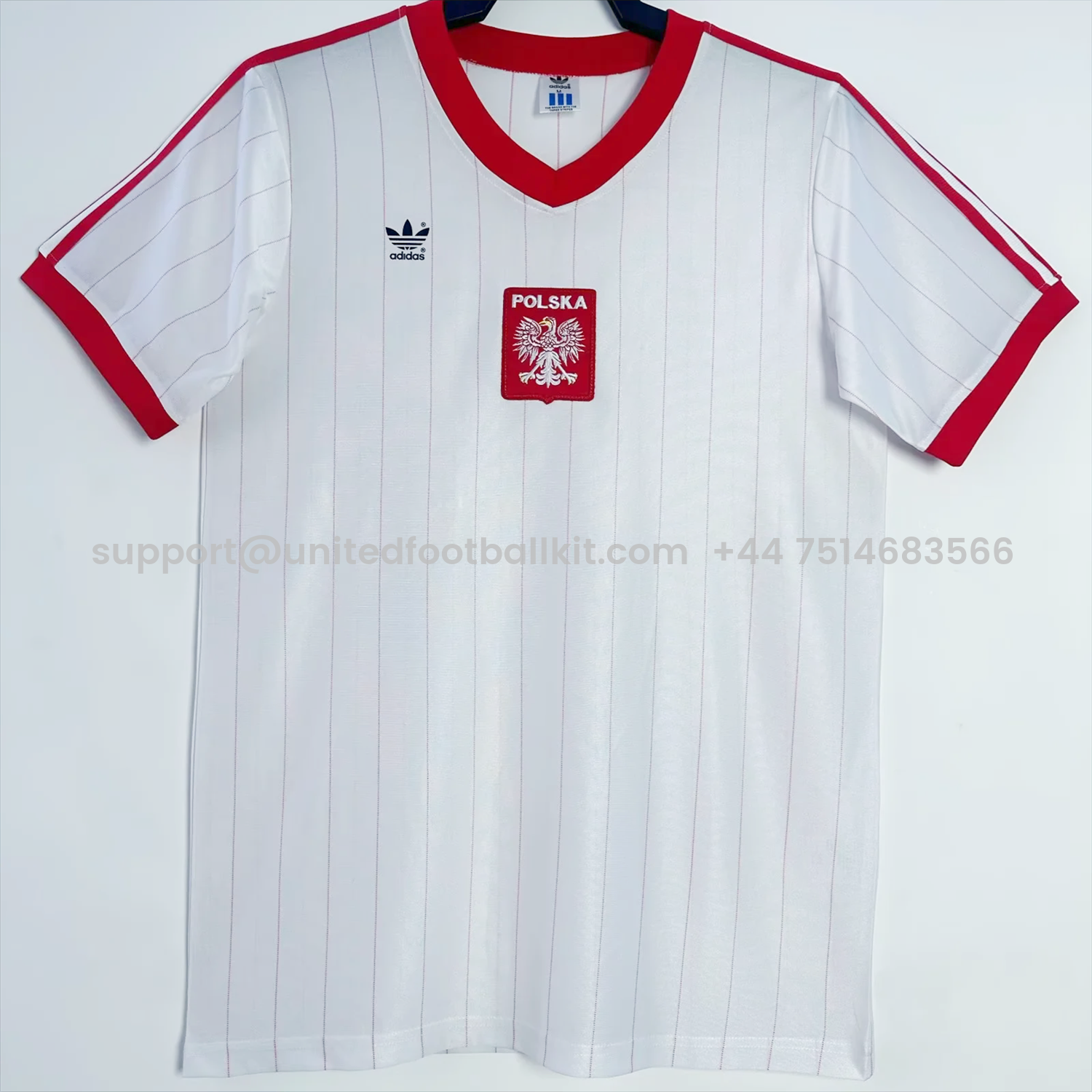 Unitedfootballkit.com | Retro Poland 1982 Home Jersey -Customize Name, Number and Patch | Worldwide Shipping