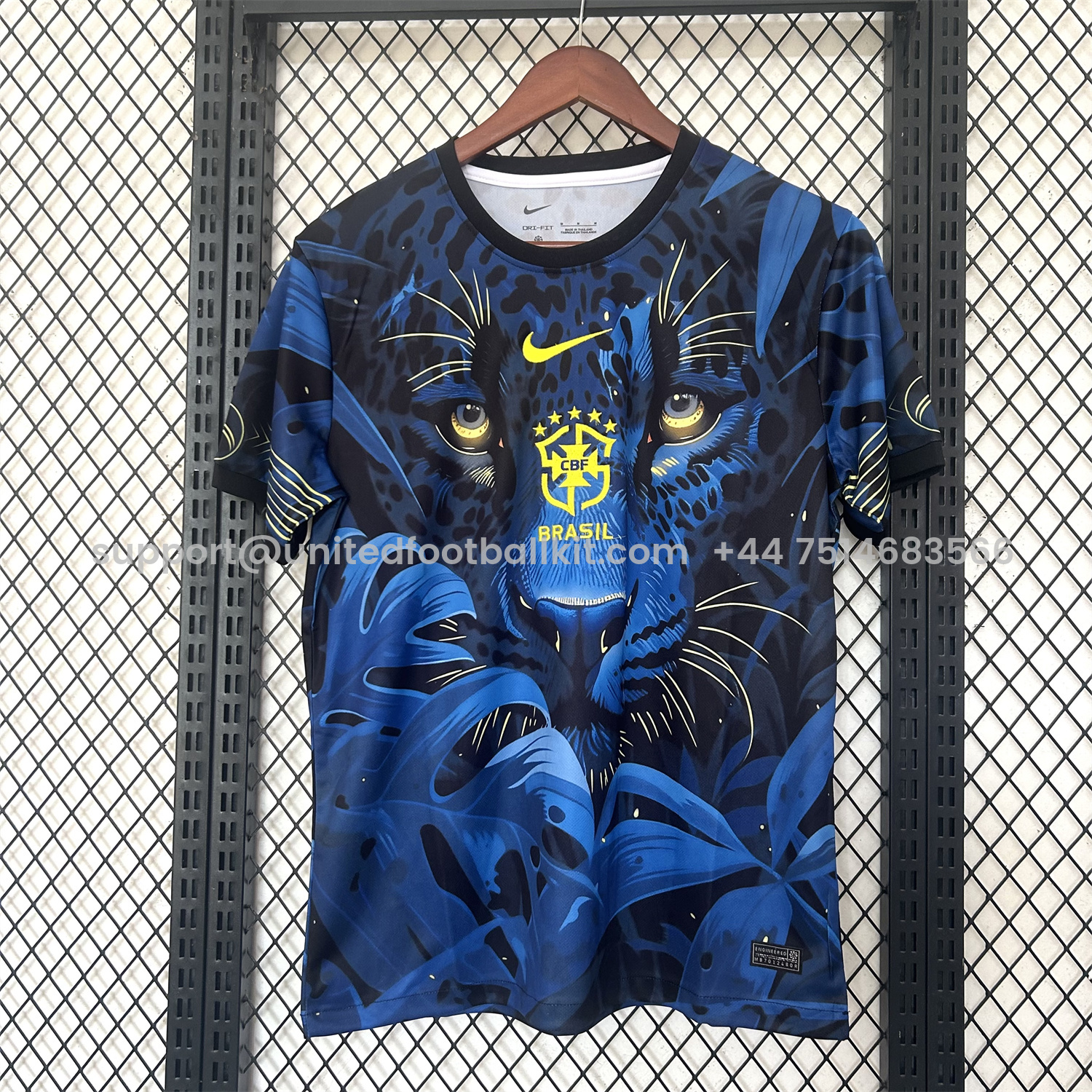 Unitedfootballkit.com | Brazil 25-26 Blue Tiger Special Edition Jersey - Fans Version -Customize Name, Number and Patch | Worldwide Shipping