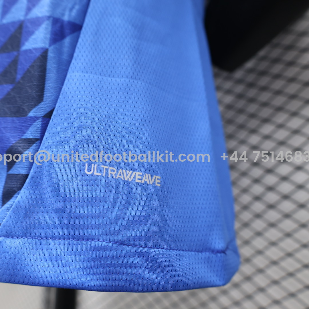 Unitedfootballkit.com | Al Hilal Riyadh Crescent 24-25 Home Stadium Jersey With Chest Advertisement - Player Version -Customize Name, Number and Patch | Worldwide Shipping
