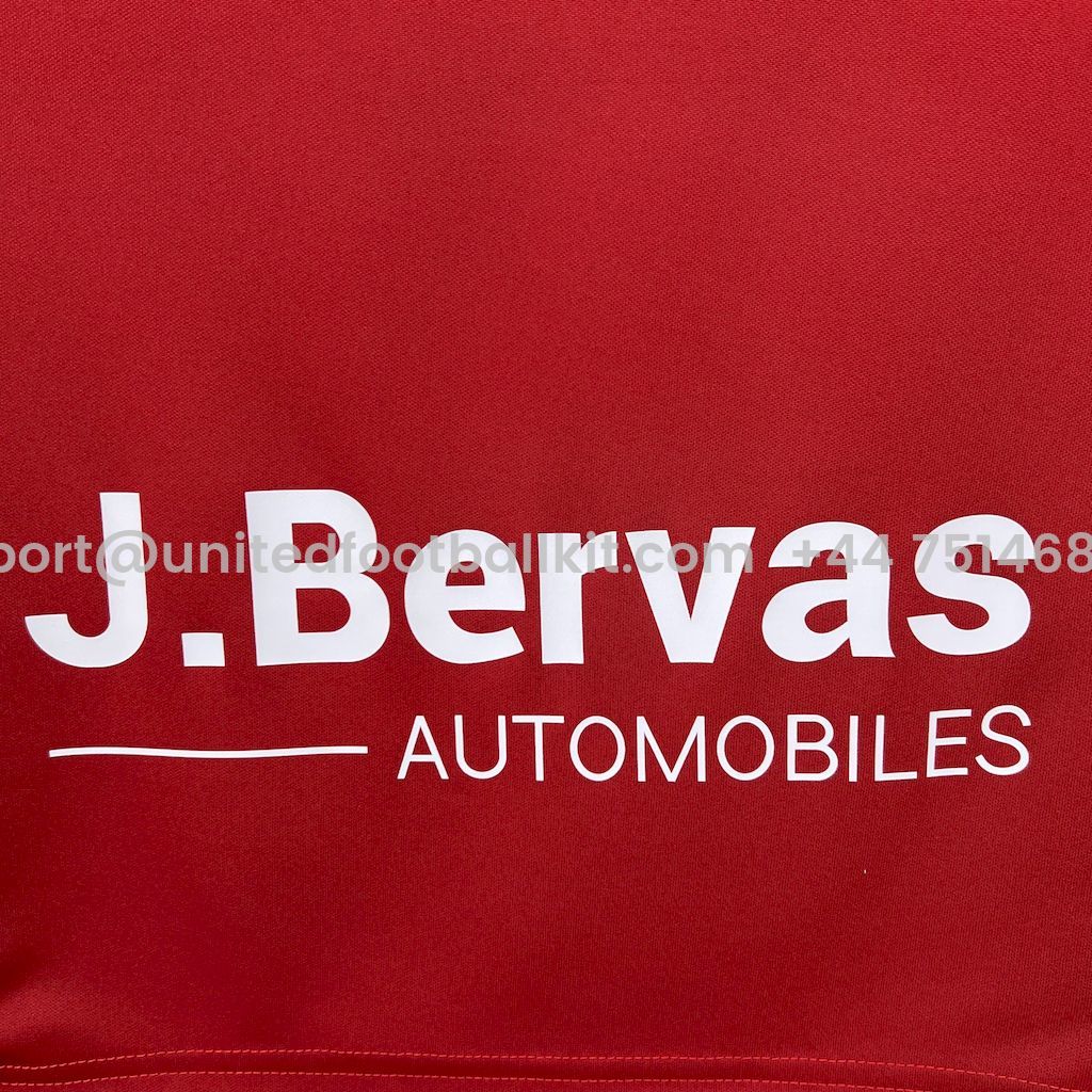 Unitedfootballkit.com | Stade Brestois 24-25 Home Jersey - Fans Version -Customize Name, Number and Patch | Worldwide Shipping