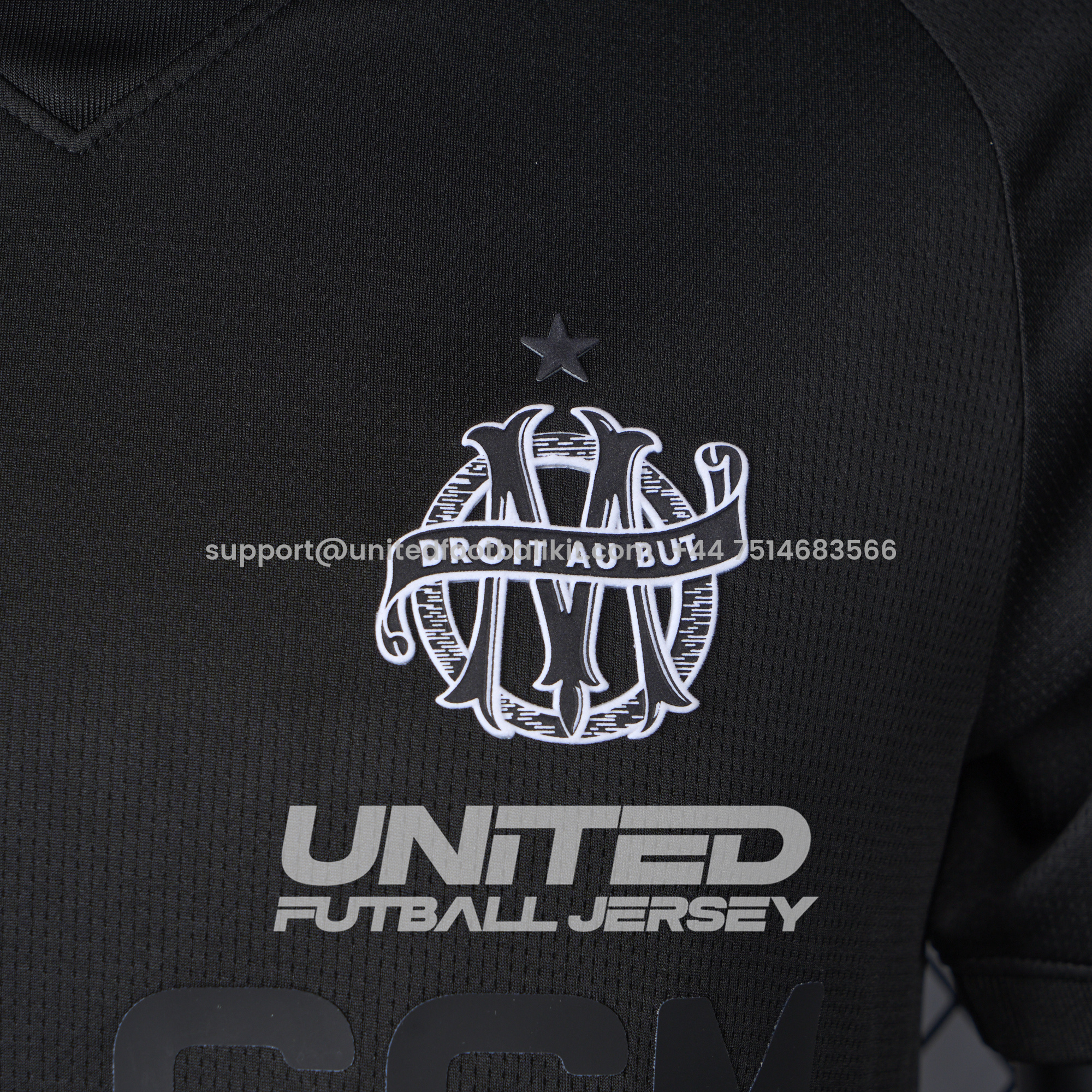 Unitedfootballkit.com | Marseille 24-25 125th Anniversary Black Jersey - Player Version -Customize Name, Number and Patch | Worldwide Shipping