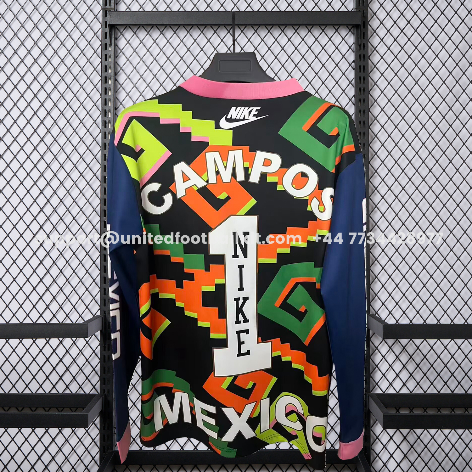 Unitedfootballkit.com | Mexico 2026 Hollywood Goalkeeper Campos Special Long Sleeves Jersey - Fans Version -Customize Name, Number and Patch | Worldwide Shipping