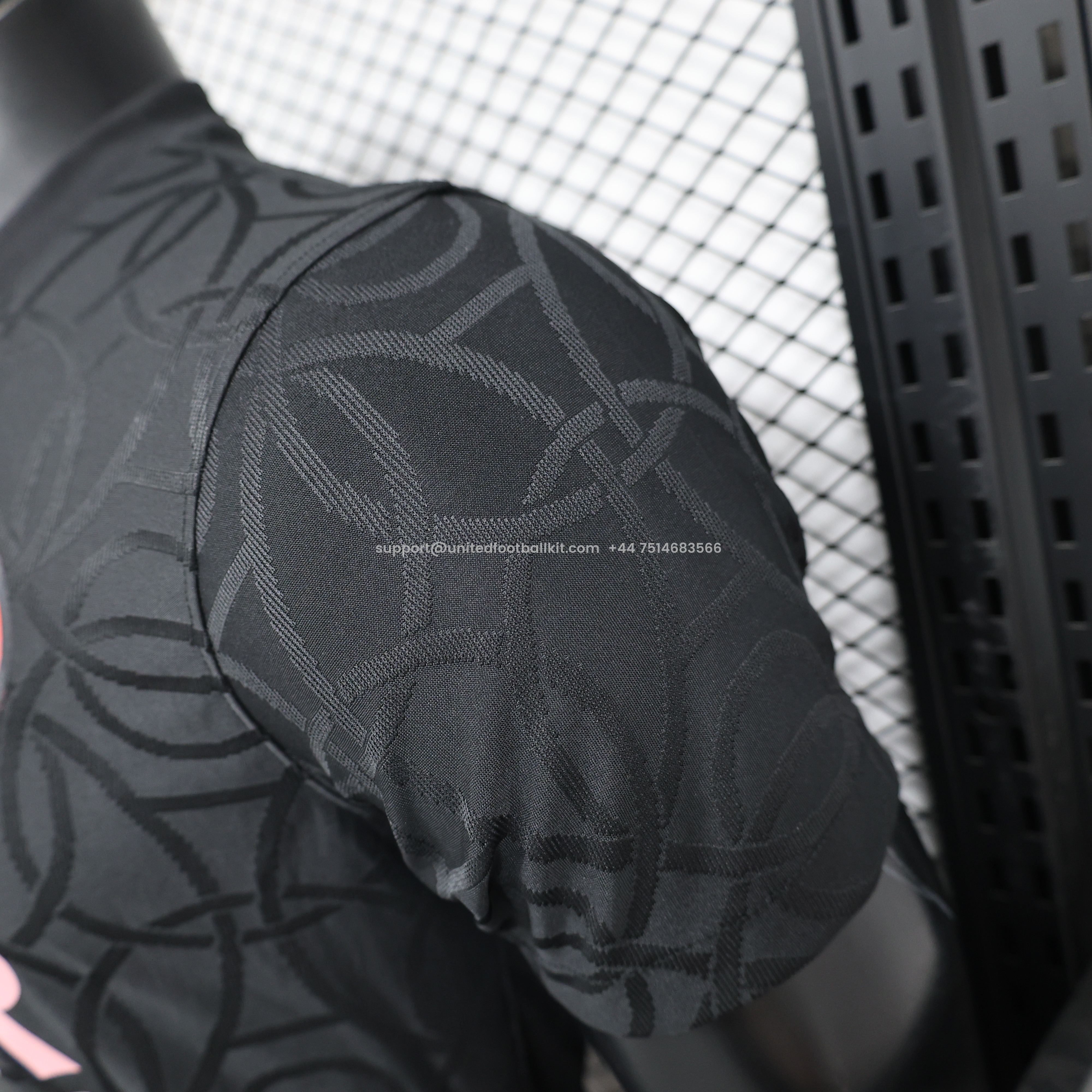 Unitedfootballkit.com | Paris Saint-Germain PSG X JD 24-25 Third Pre-Match Black Jersey - Player Version -Customize Name, Number and Patch | Worldwide Shipping