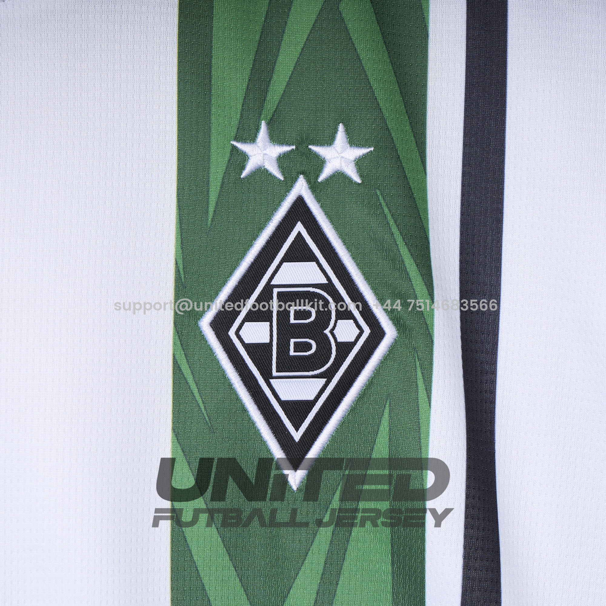 Unitedfootballkit.com | Borussia Mönchengladbach 24-25 Home Stadium Jersey - Fans Version -Customize Name, Number and Patch | Worldwide Shipping