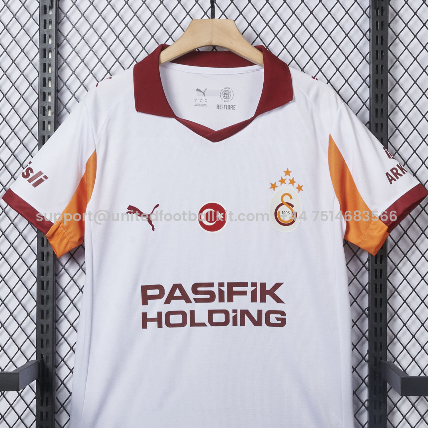 Unitedfootballkit.com | Galatasaray 25-26 Away Jersey with Five Stars - Fans Version -Customize Name, Number and Patch | Worldwide Shipping