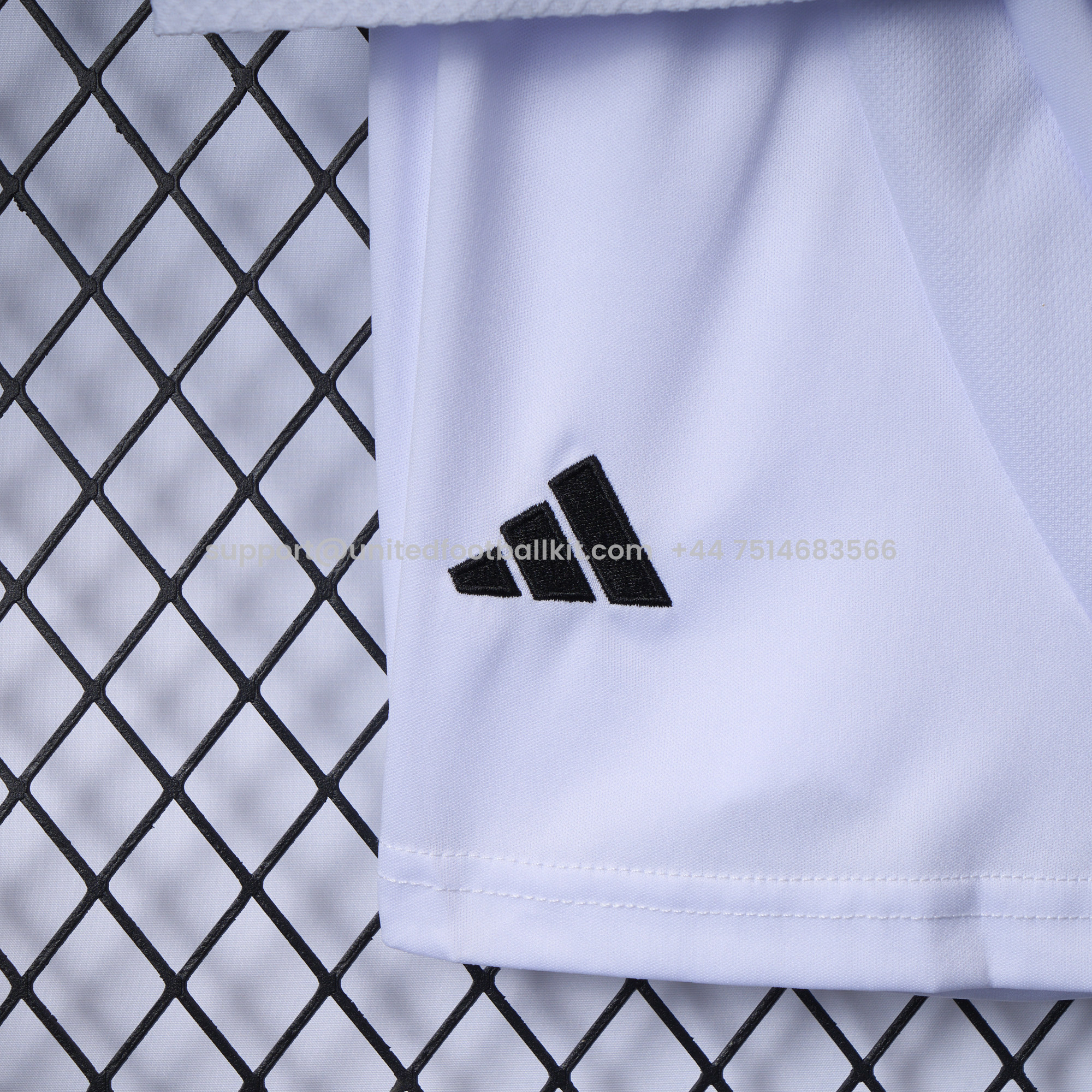 Unitedfootballkit.com | Real Madrid 24-25 Home Long Sleeve Kids Kit -Customize Name, Number and Patch | Worldwide Shipping