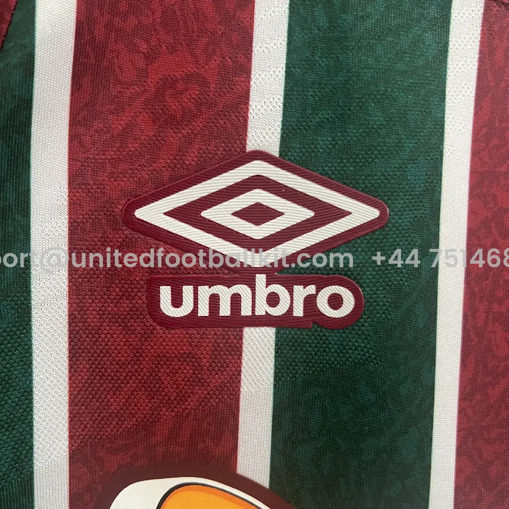 Unitedfootballkit.com | Fluminense 24-25 Home Kids Kit -Customize Name, Number and Patch | Worldwide Shipping