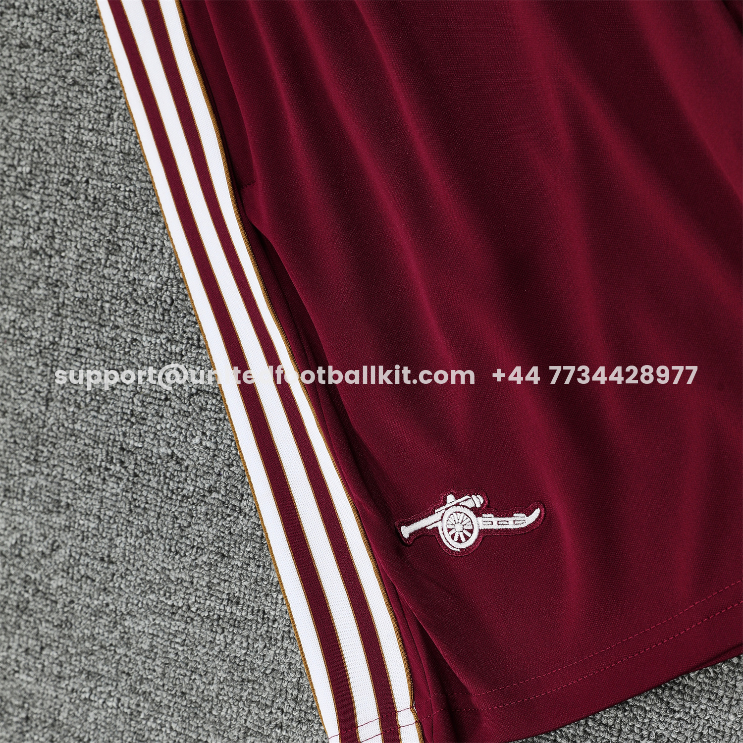 Unitedfootballkit.com | Arsenal 25-26 Short-Sleeve Training Set- Red Top & Red Shorts -Customize Name, Number and Patch | Worldwide Shipping