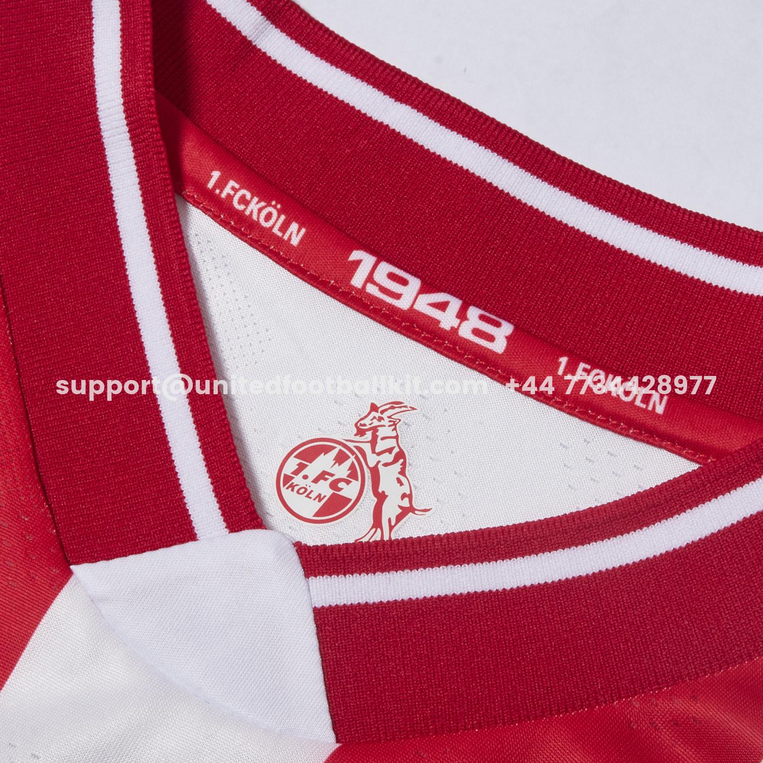Unitedfootballkit.com | Köln 25-26 Home Jersey - Fans Version -Customize Name, Number and Patch | Worldwide Shipping