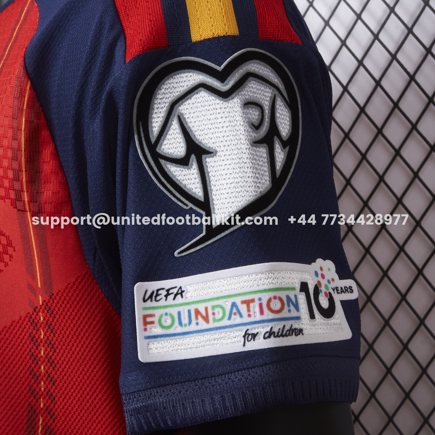 Unitedfootballkit.com | Spain 2026 Home Jersey - Player Version -Customize Name, Number and Patch | Worldwide Shipping