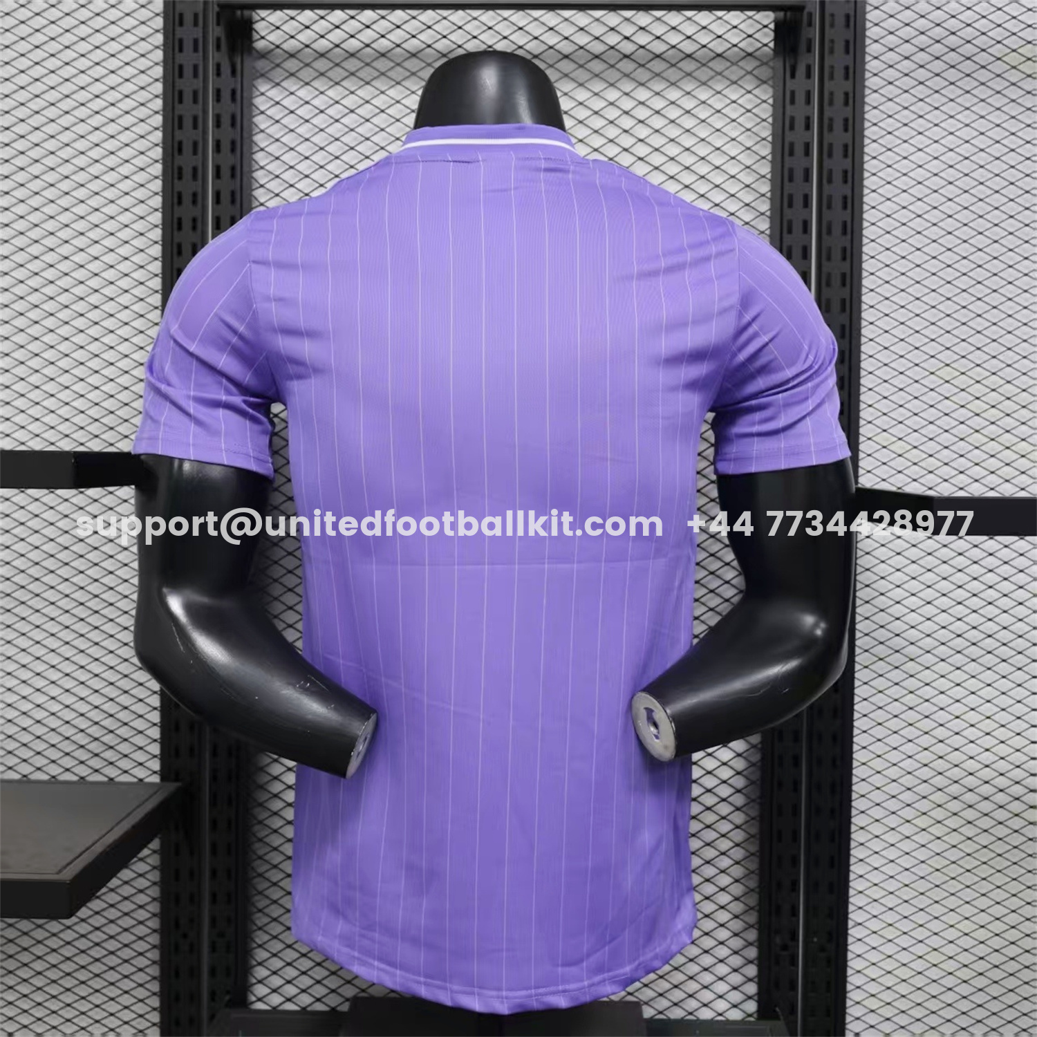 Unitedfootballkit.com | Real Madrid 25-26 Icon Range Trefoil Light Purple Travel Jersey - Player Version -Customize Name, Number and Patch | Worldwide Shipping