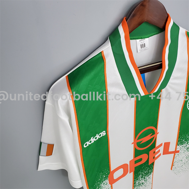 Unitedfootballkit.com | Retro Ireland 1994 Away Jersey -Customize Name, Number and Patch | Worldwide Shipping