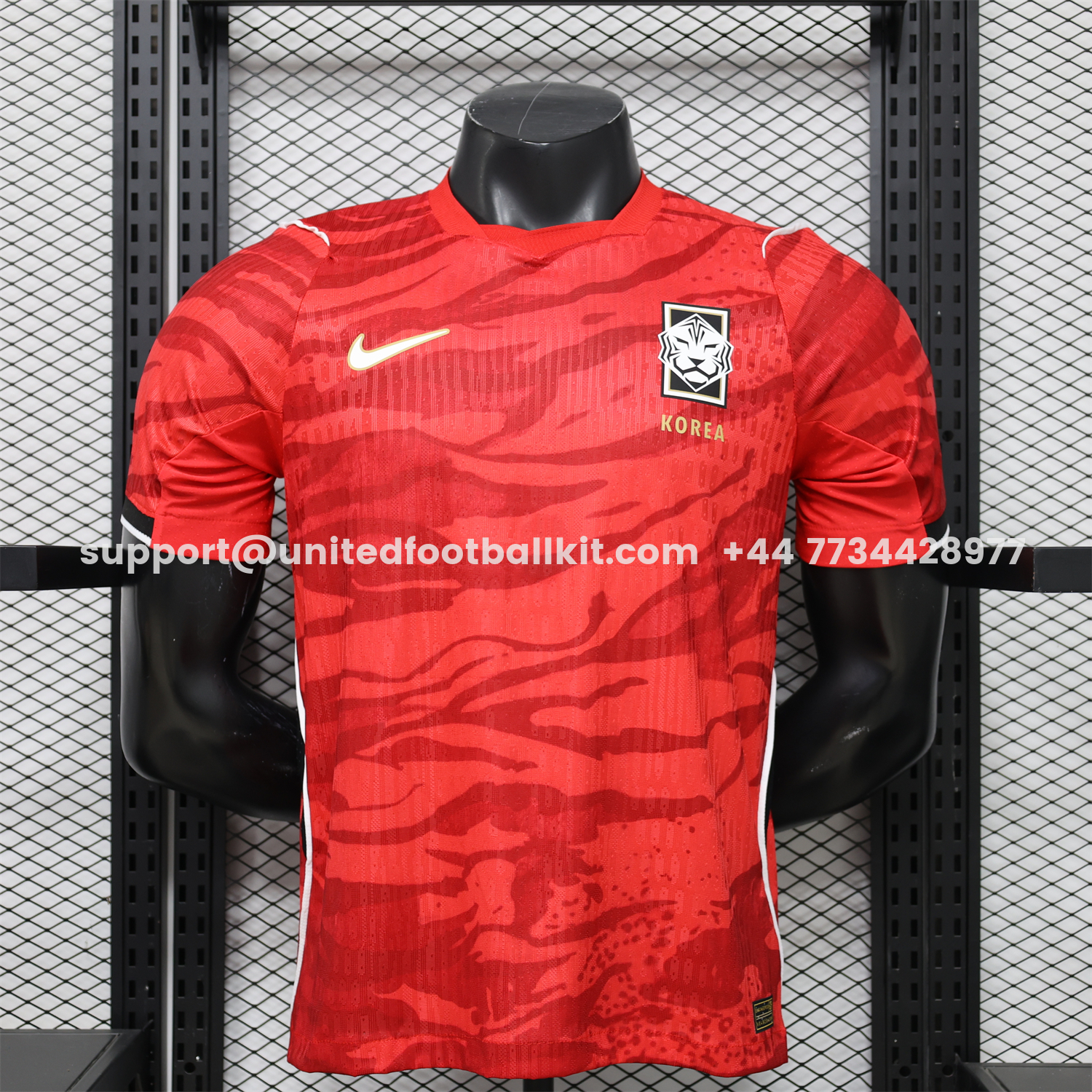 Unitedfootballkit.com | South Korea 2026 Home Jersey - Player Version -Customize Name, Number and Patch | Worldwide Shipping