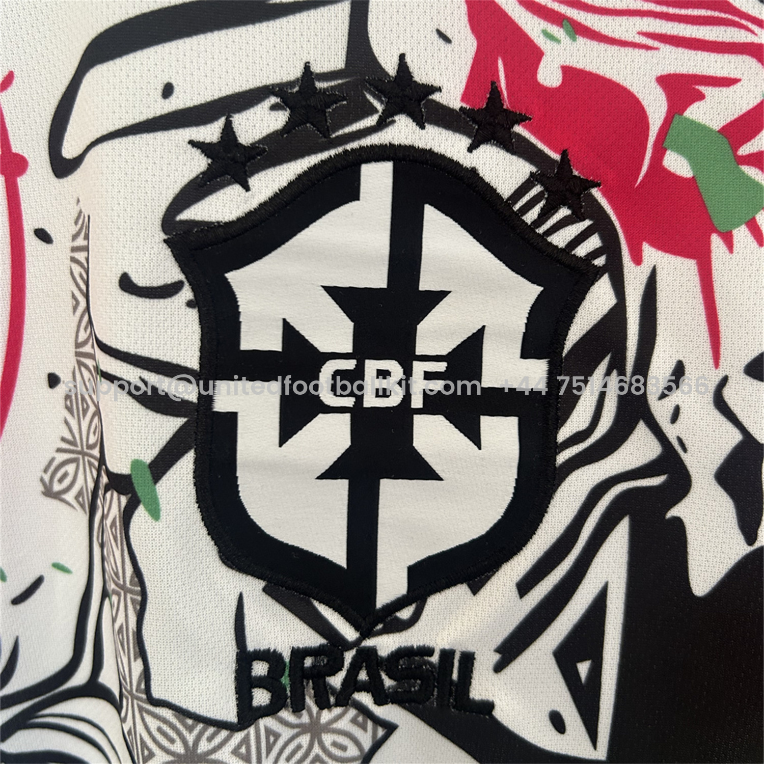 Unitedfootballkit.com | Brazil 2025 Black Macaw Special Jersey - Fans Version -Customize Name, Number and Patch | Worldwide Shipping