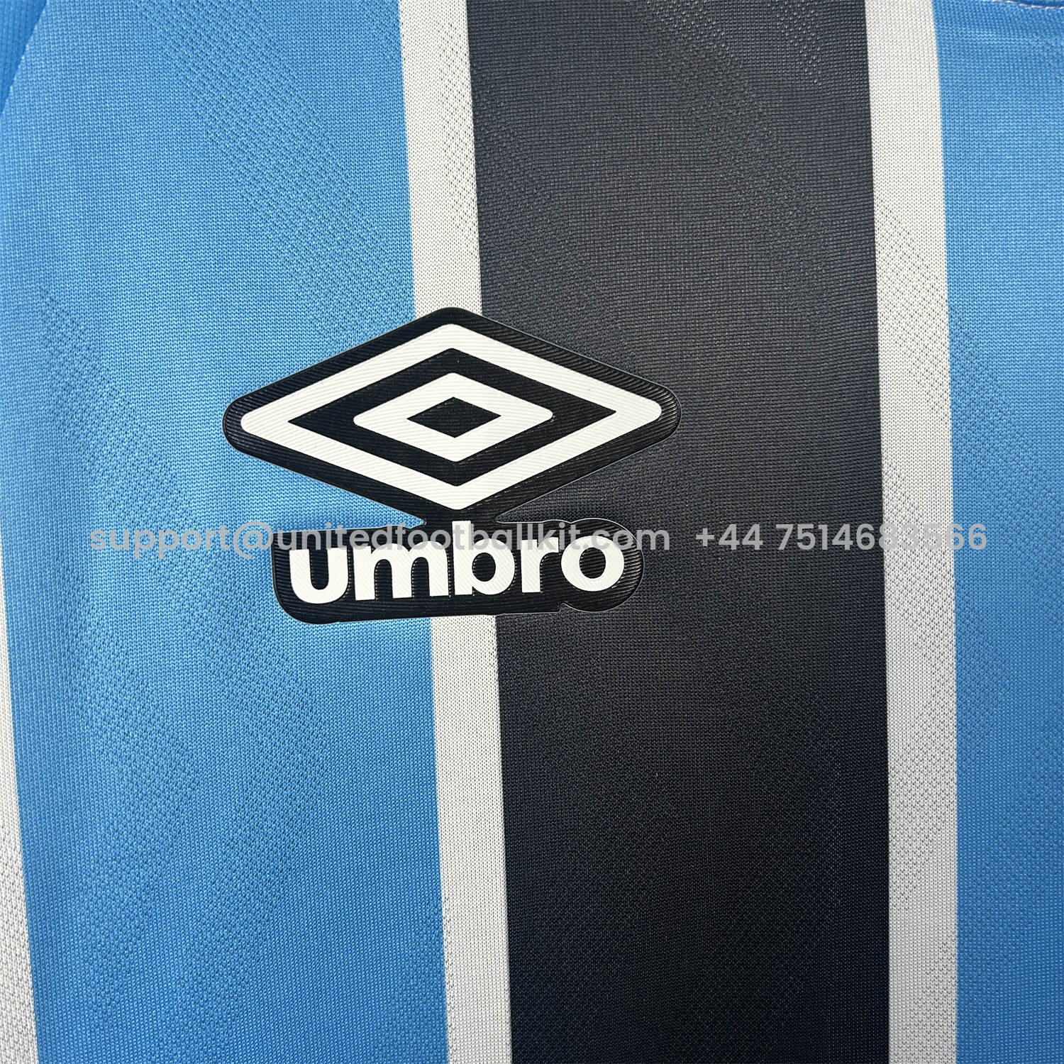 Unitedfootballkit.com | Gremio 25-26 Home Unsponsored Long Sleeves Jersey - Fans Version -Customize Name, Number and Patch | Worldwide Shipping