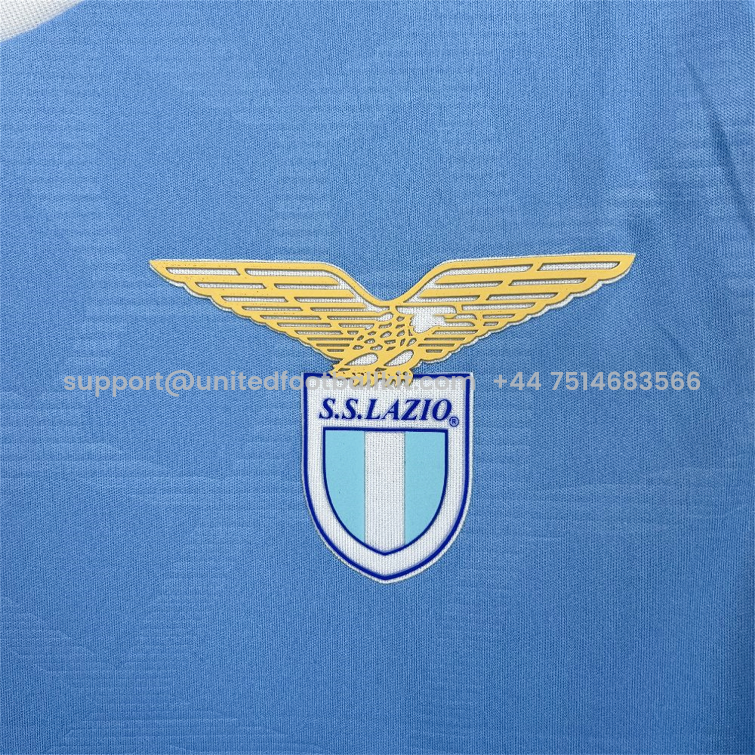 Unitedfootballkit.com | Lazio 25-26 Home Jersey - Fans Version -Customize Name, Number and Patch | Worldwide Shipping