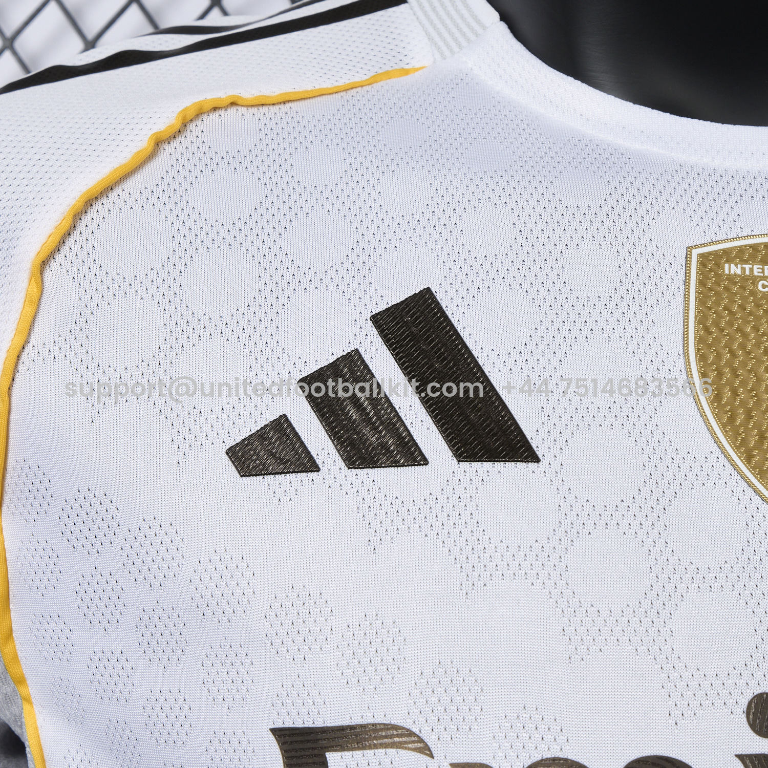 Unitedfootballkit.com | Real Madrid 25-26 Home White Jersey - Player Version -Customize Name, Number and Patch | Worldwide Shipping