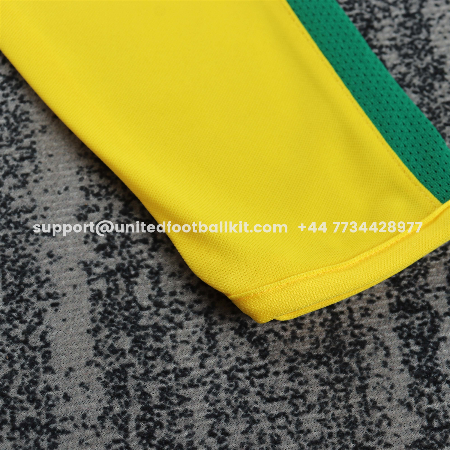 Unitedfootballkit.com | Retro Brazil 2002 Home Long Sleeves Kids Kit -Customize Name, Number and Patch | Worldwide Shipping