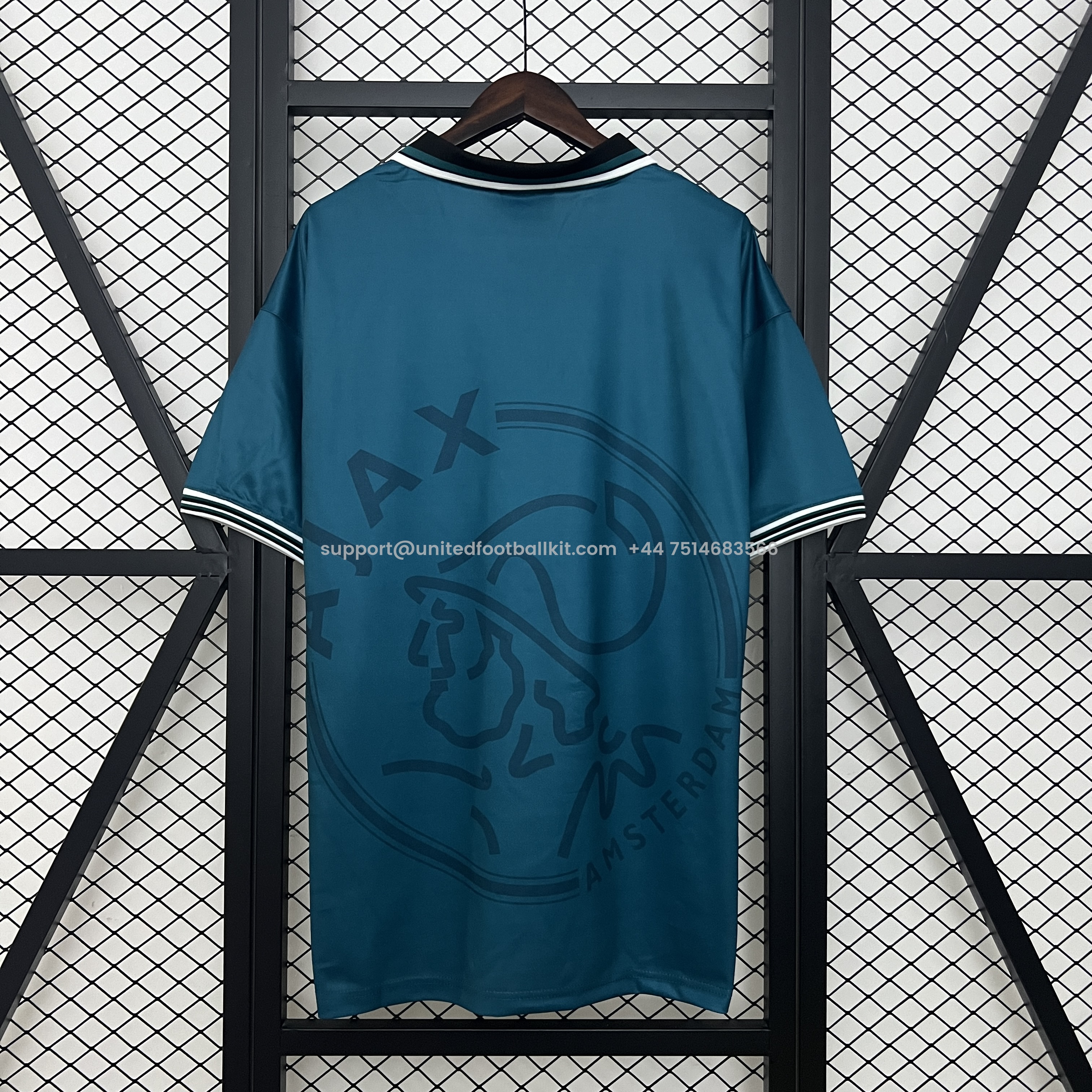 Unitedfootballkit.com | Retro Ajax 1995-96 Away Jersey -Customize Name, Number and Patch | Worldwide Shipping