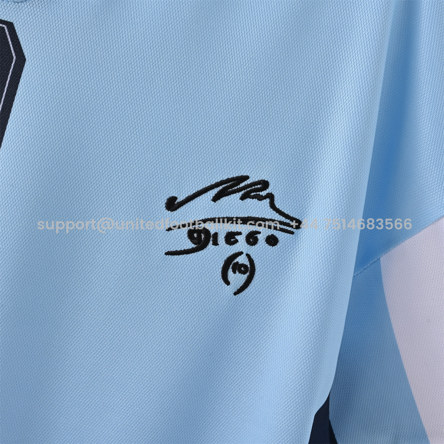 Unitedfootballkit.com | Retro Argentina 2001 Maradona Retirement Commemorative Edition Jersey with Maradona #10 -Customize Name, Number and Patch | Worldwide Shipping