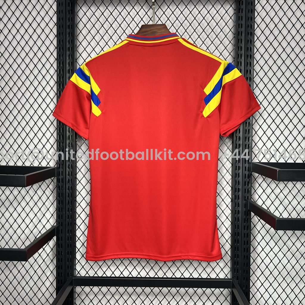 Unitedfootballkit.com | Retro Colombia 1990 Away Jersey -Customize Name, Number and Patch | Worldwide Shipping
