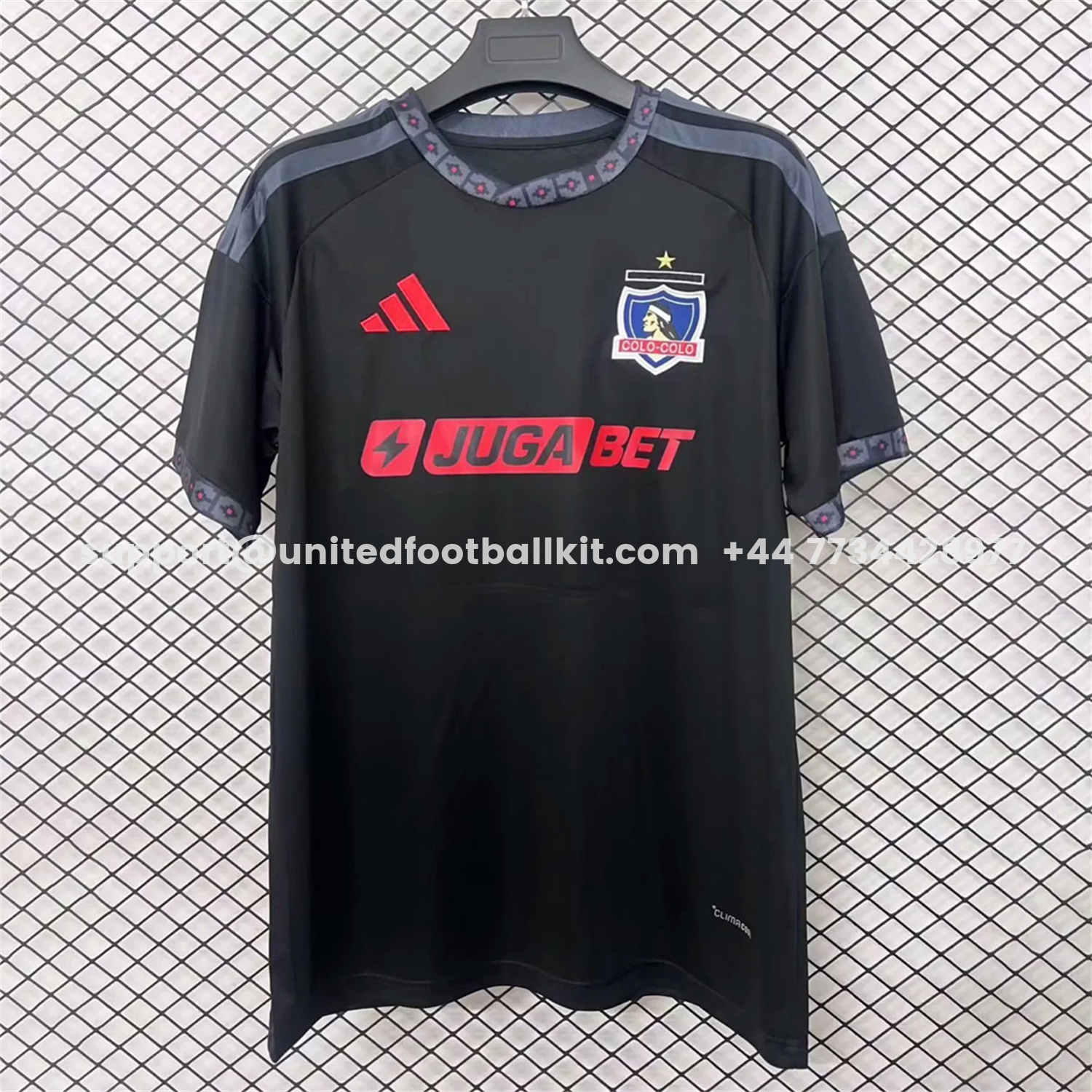 Unitedfootballkit.com | Colo Colo 25-26 Away Jersey - Fans Version -Customize Name, Number and Patch | Worldwide Shipping