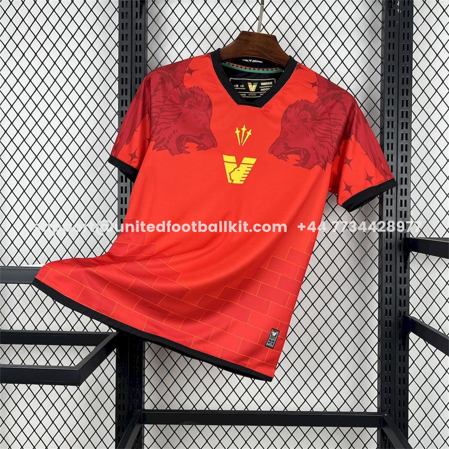 Unitedfootballkit.com | Venezia FC 25-26 Fourth Red Unsponsored Jersey - Fans Version -Customize Name, Number and Patch | Worldwide Shipping