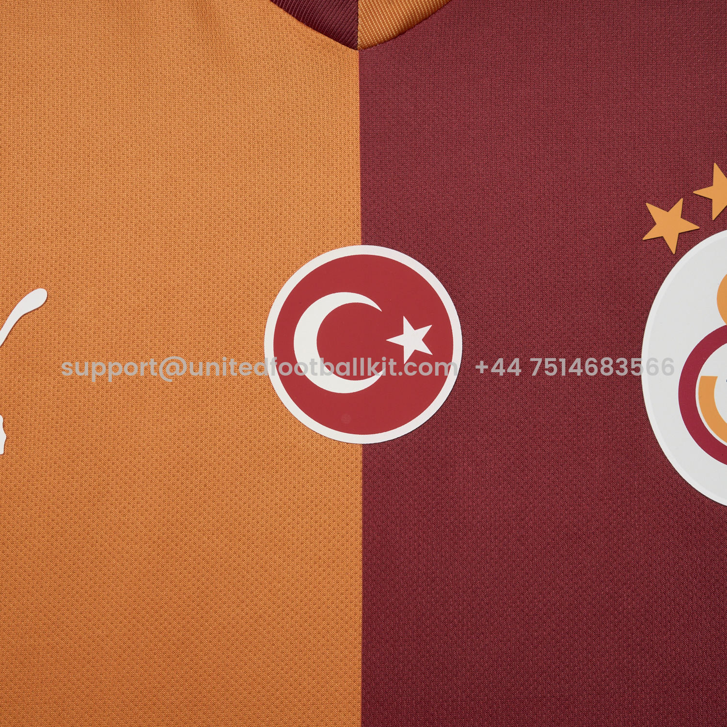 Unitedfootballkit.com | Galatasaray 25-26 Home Jersey with Five Stars - Fans Version -Customize Name, Number and Patch | Worldwide Shipping