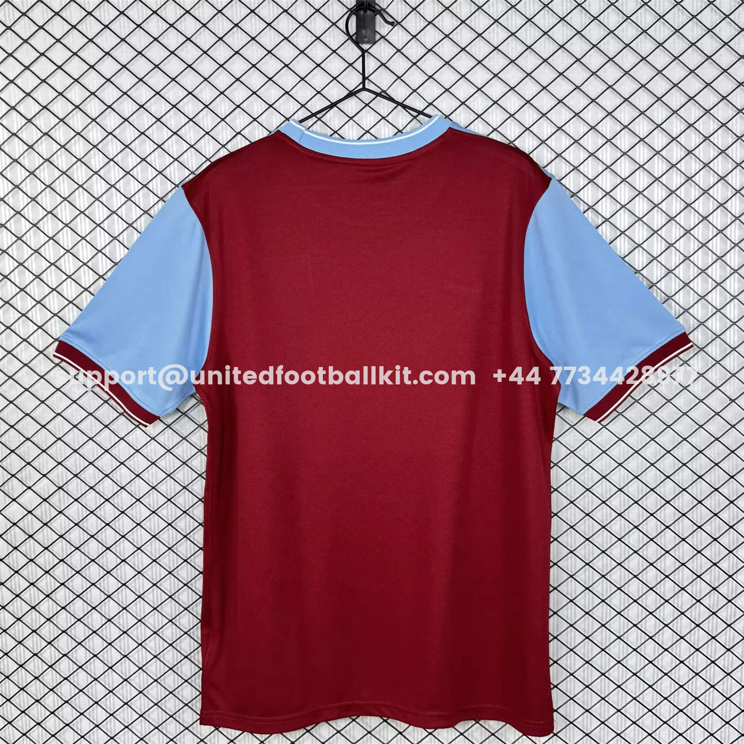 Unitedfootballkit.com | Retro Aston Villa 2009-10 Home Jersey -Customize Name, Number and Patch | Worldwide Shipping