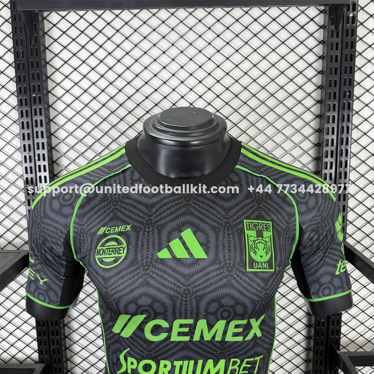 Unitedfootballkit.com | Tigres UANL 25-26 Third Jersey With All Sponsors - Player Version -Customize Name, Number and Patch | Worldwide Shipping