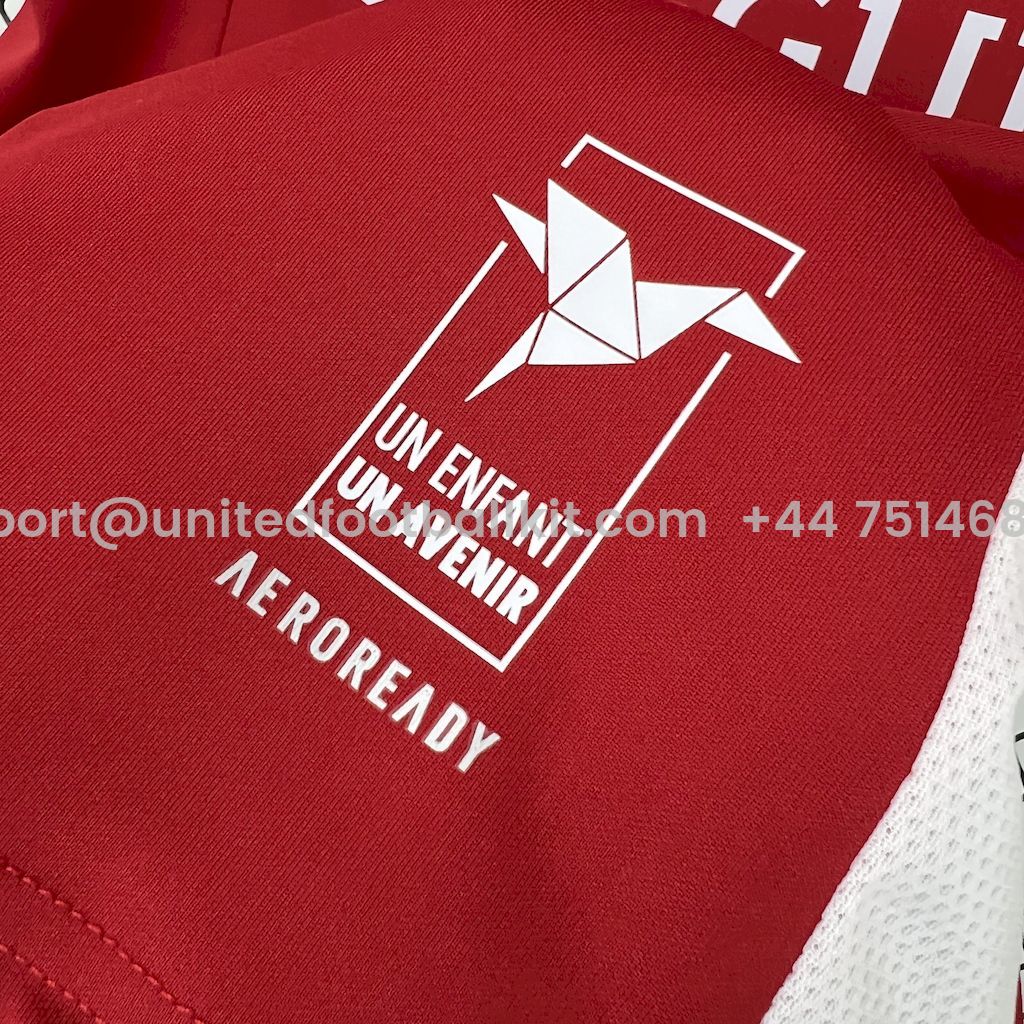 Unitedfootballkit.com | Stade Brestois 24-25 Home Jersey - Fans Version -Customize Name, Number and Patch | Worldwide Shipping