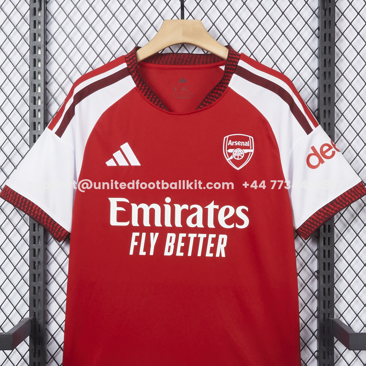 Unitedfootballkit.com | Arsenal 26-27 Home Jersey - Fans Version -Customize Name, Number and Patch | Worldwide Shipping