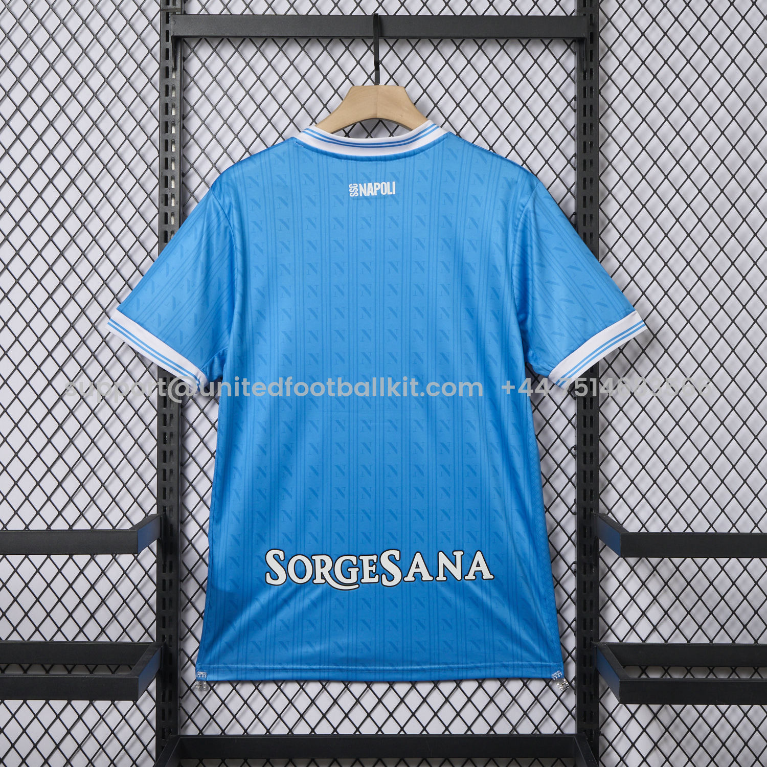 Unitedfootballkit.com | Napoli 25-26 Home Jersey - Fans Version -Customize Name, Number and Patch | Worldwide Shipping