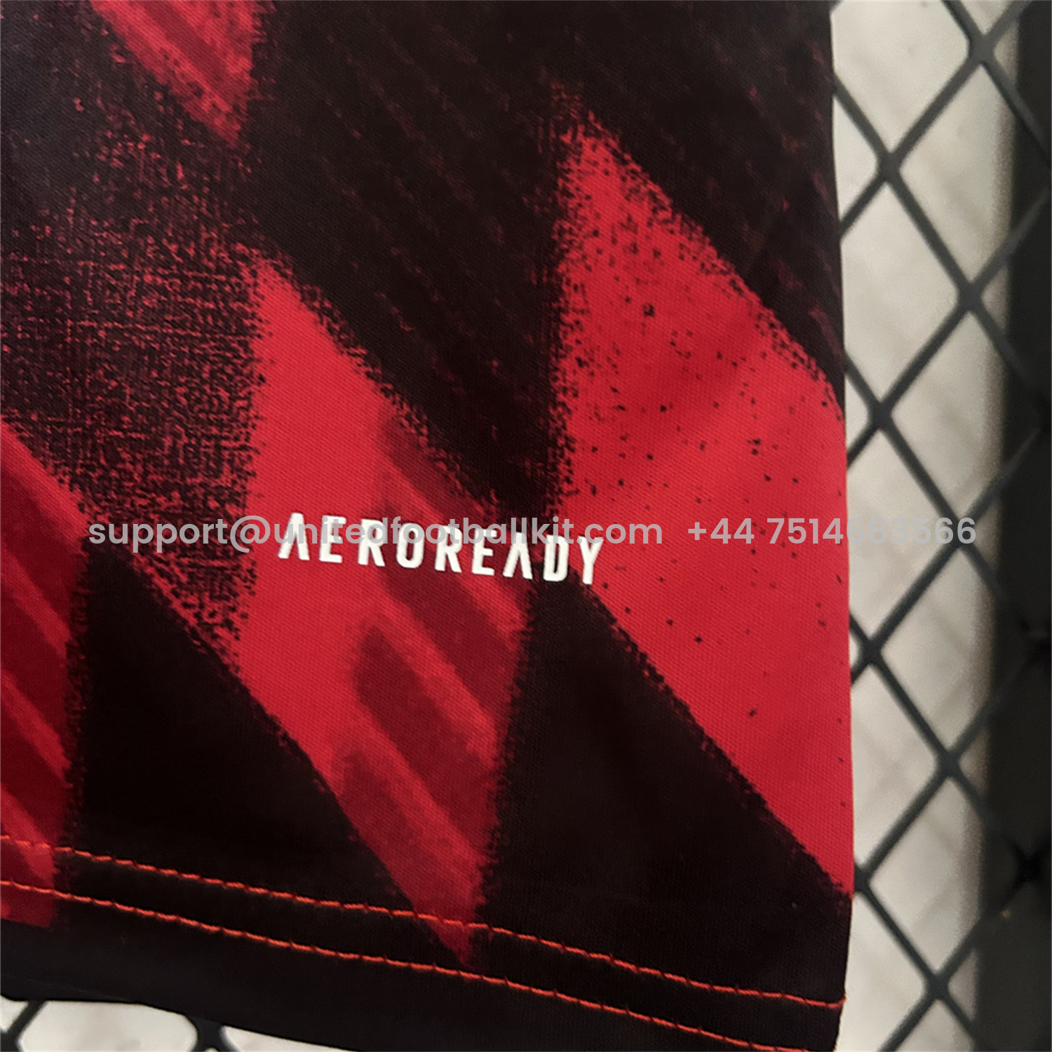 Unitedfootballkit.com | Manchester United 25-26 Red Pre-match Training Jersey - Fans Version -Customize Name, Number and Patch | Worldwide Shipping