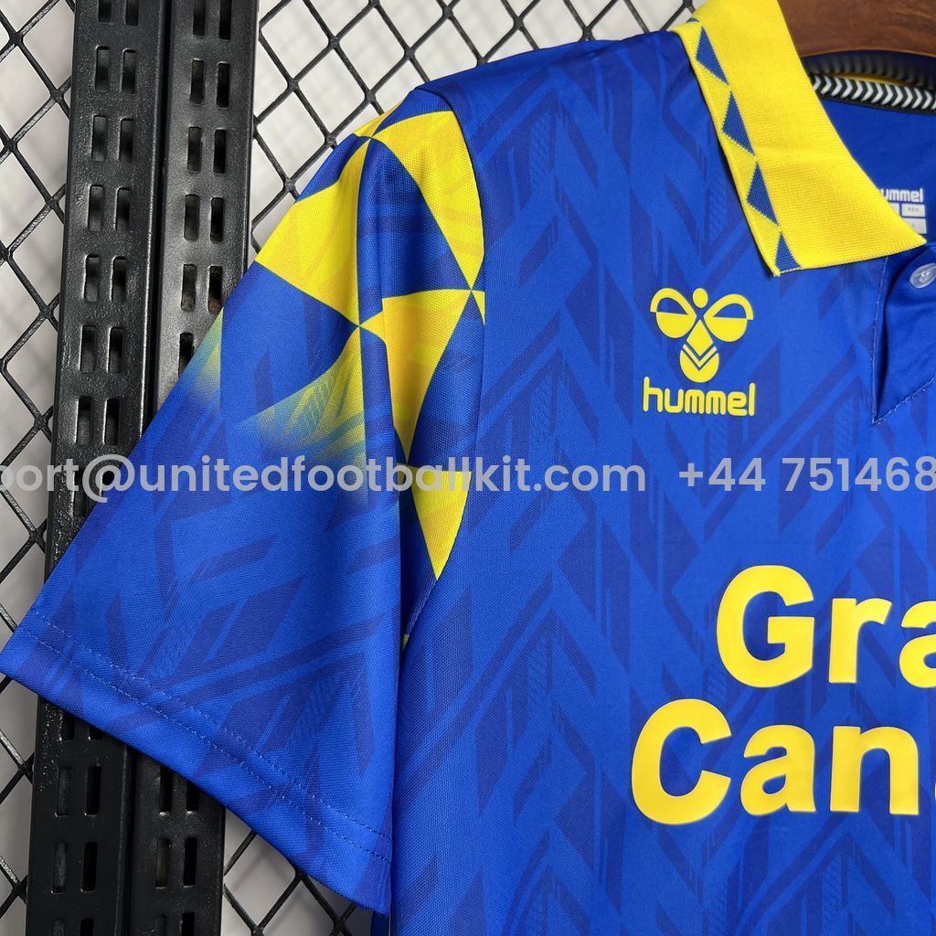 Unitedfootballkit.com | Las Palmas 24-25 Away Jersey - Fans Version -Customize Name, Number and Patch | Worldwide Shipping