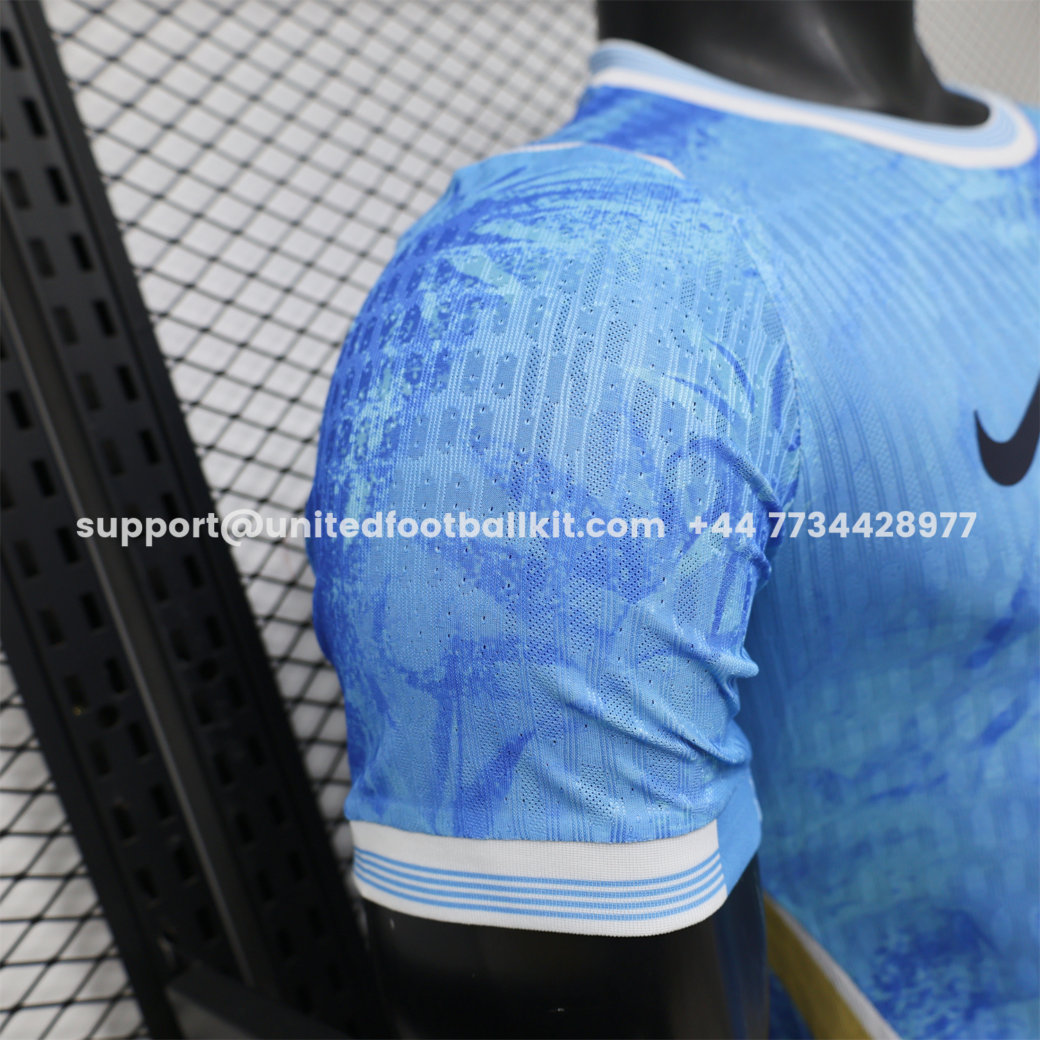 Unitedfootballkit.com | Uruguay 2026 Ice Blue Special Jersey - Player Version -Customize Name, Number and Patch | Worldwide Shipping