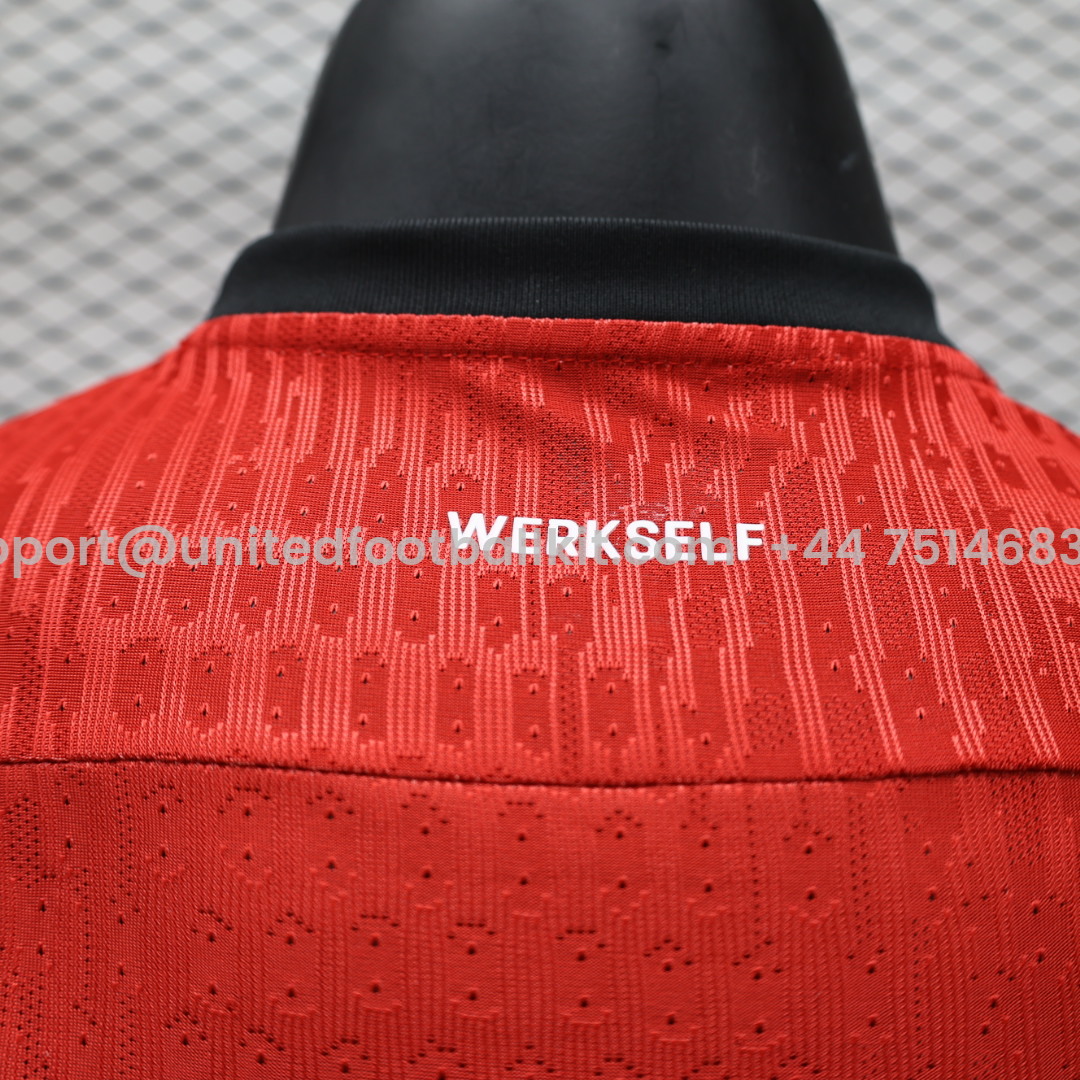 Unitedfootballkit.com | Bayer 04 Leverkusen 24-25 Home Stadium Jersey - Player Version -Customize Name, Number and Patch | Worldwide Shipping