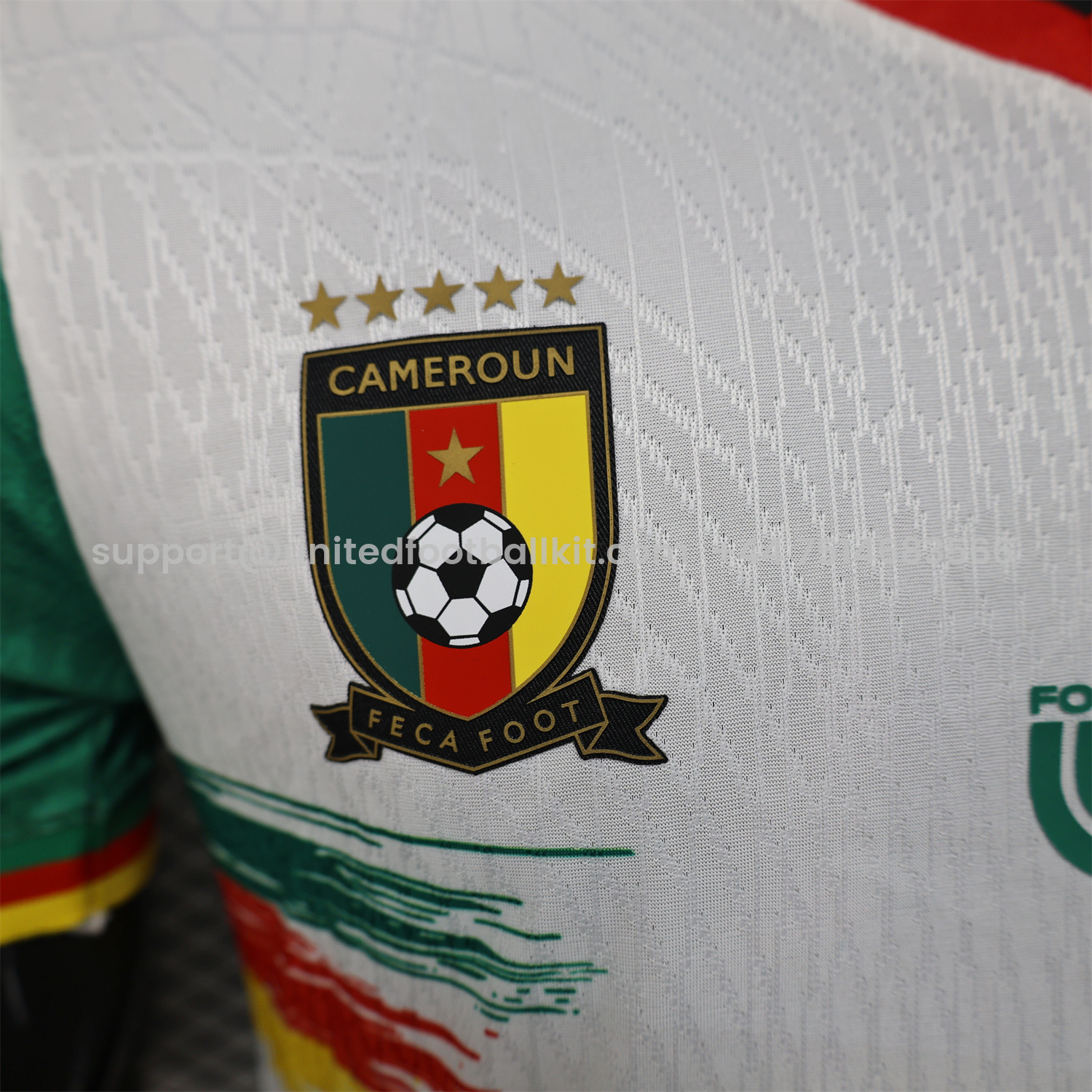 Unitedfootballkit.com | Cameroon 25-26 Third Jersey - Player Version -Customize Name, Number and Patch | Worldwide Shipping