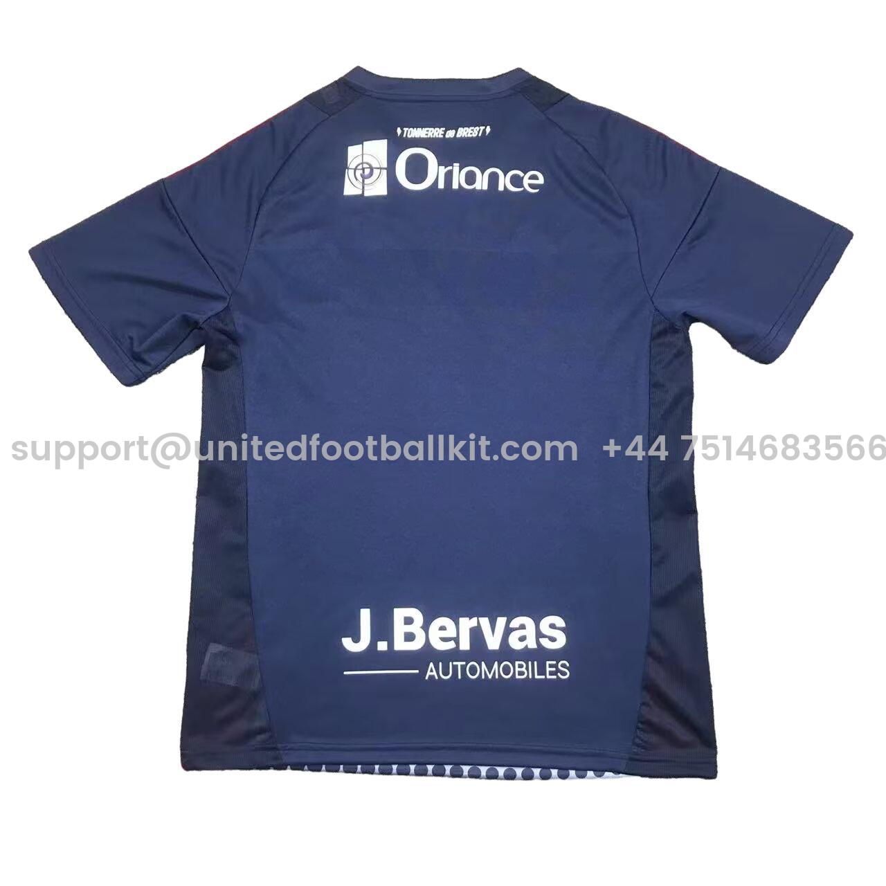 Unitedfootballkit.com | Stade Brestois 24-25 Third Jersey - Fans Version -Customize Name, Number and Patch | Worldwide Shipping