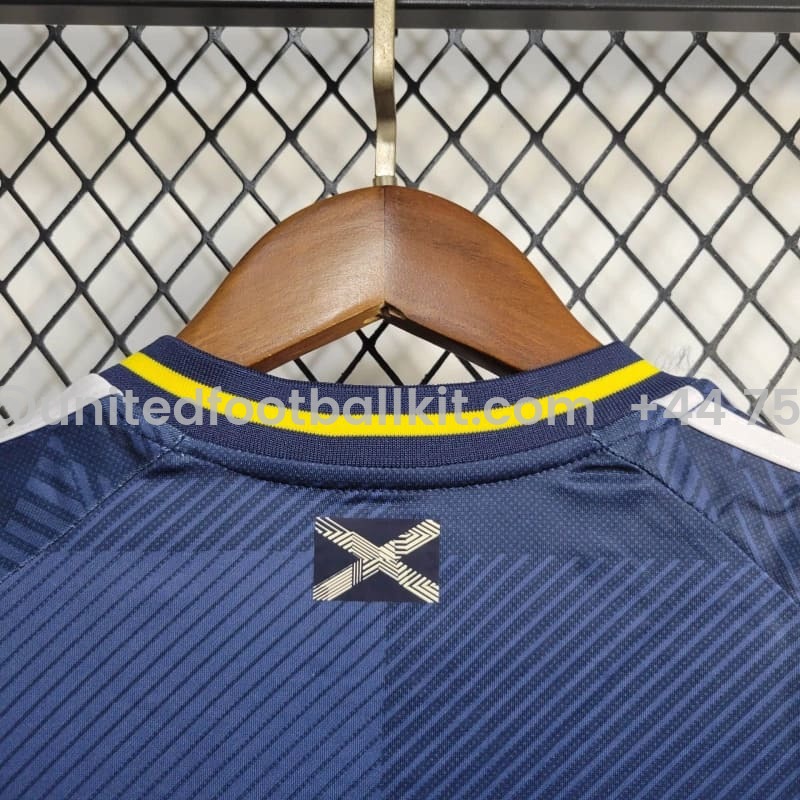 Unitedfootballkit.com | S-c-o.t l.a-n.d 2024 Home Stadium Kids Kit -Customize Name, Number and Patch | Worldwide Shipping