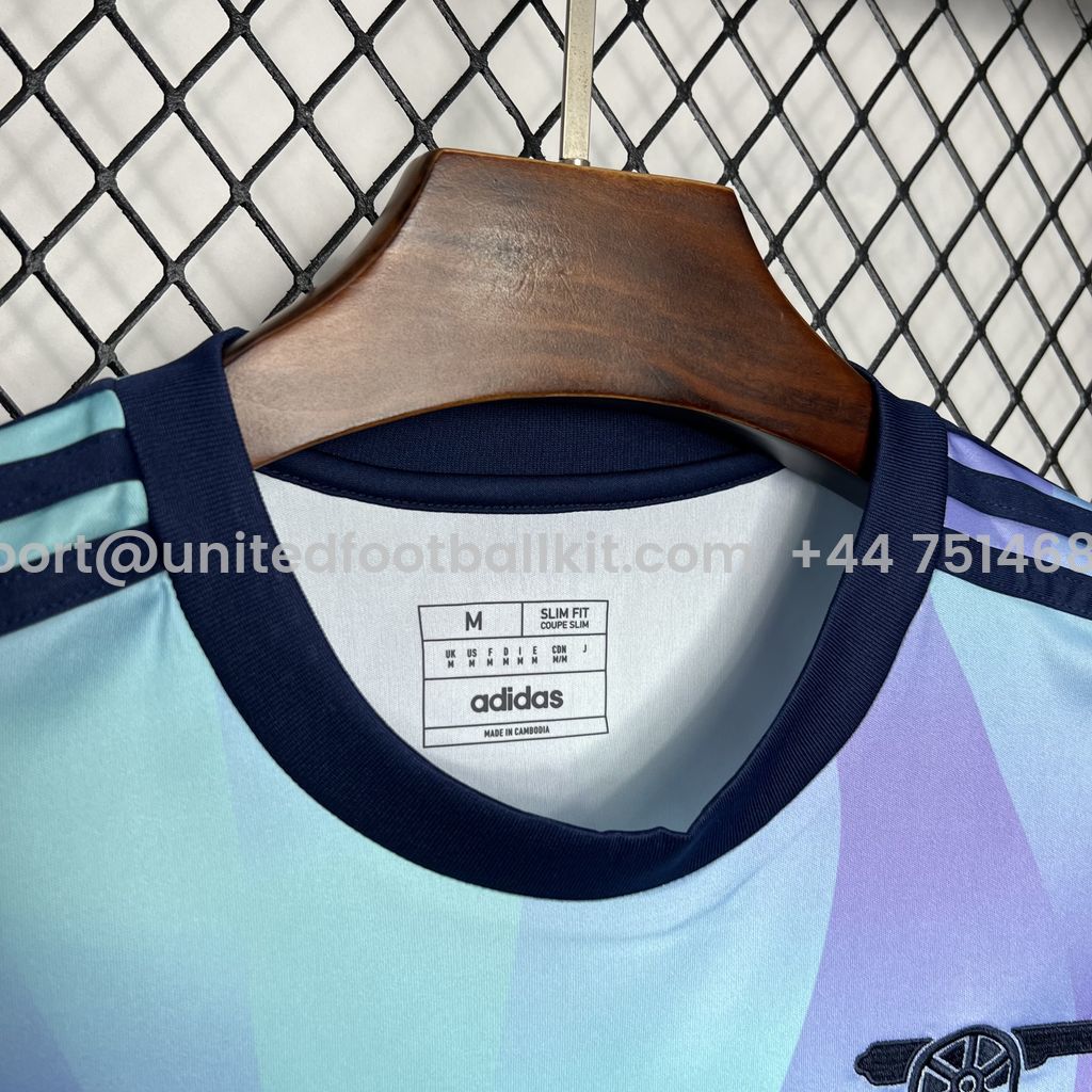 Unitedfootballkit.com | Arsenal 24-25 Third Jersey - Fans Version -Customize Name, Number and Patch | Worldwide Shipping