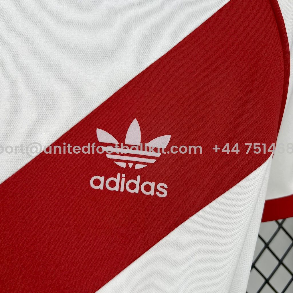 Unitedfootballkit.com | Retro River Plate 1986-87 Home Jersey -Customize Name, Number and Patch | Worldwide Shipping