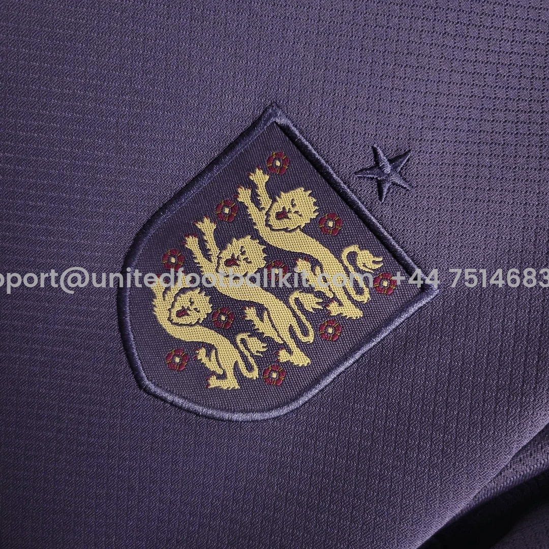 Unitedfootballkit.com | England 2024 Away Stadium Kids Kit -Customize Name, Number and Patch | Worldwide Shipping